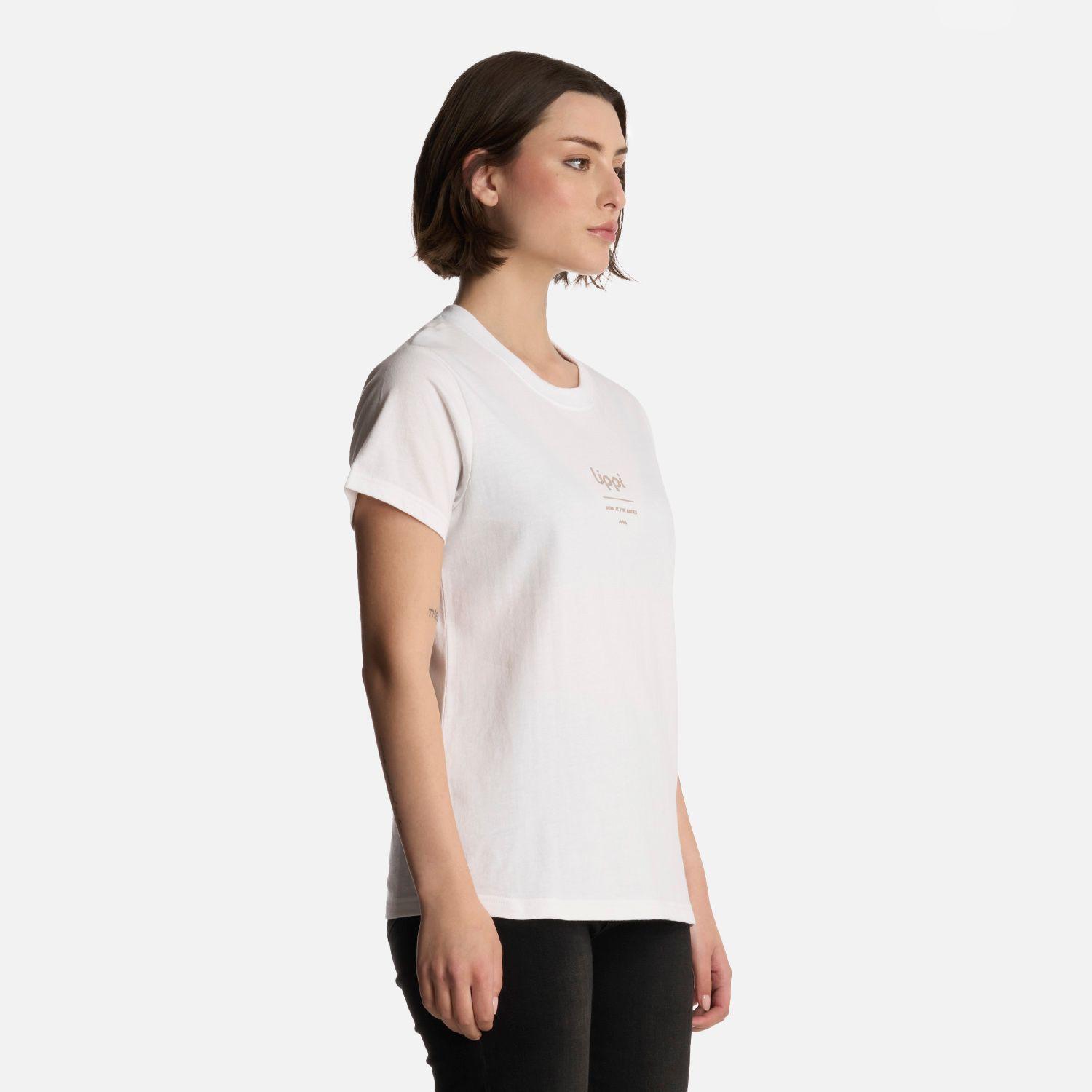 Polera Mujer Ulmo Mid Point T-Shirt Blanco Lippi-1