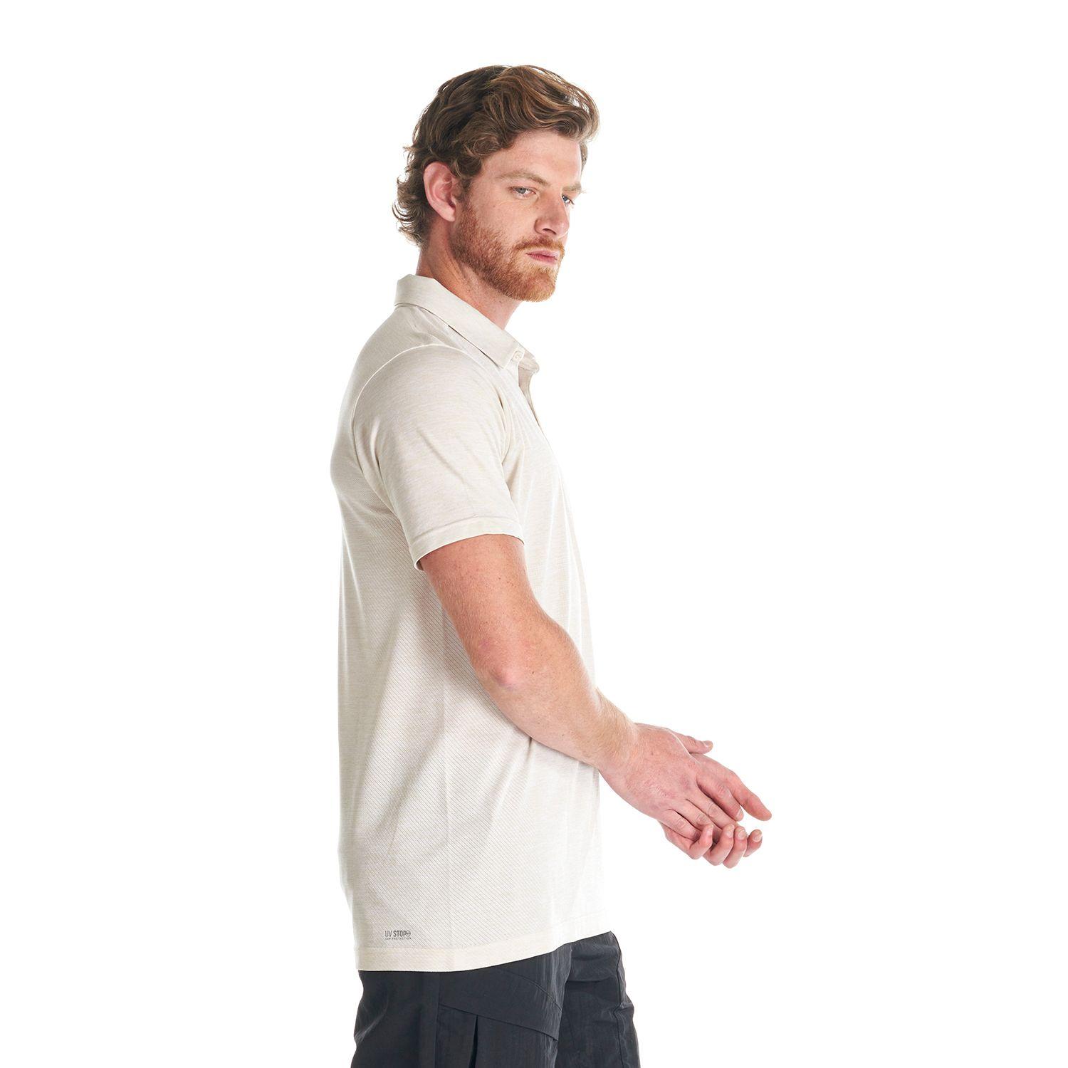Polera Hombre B-Classic Seamless Polo Blanco Lippi V22-4
