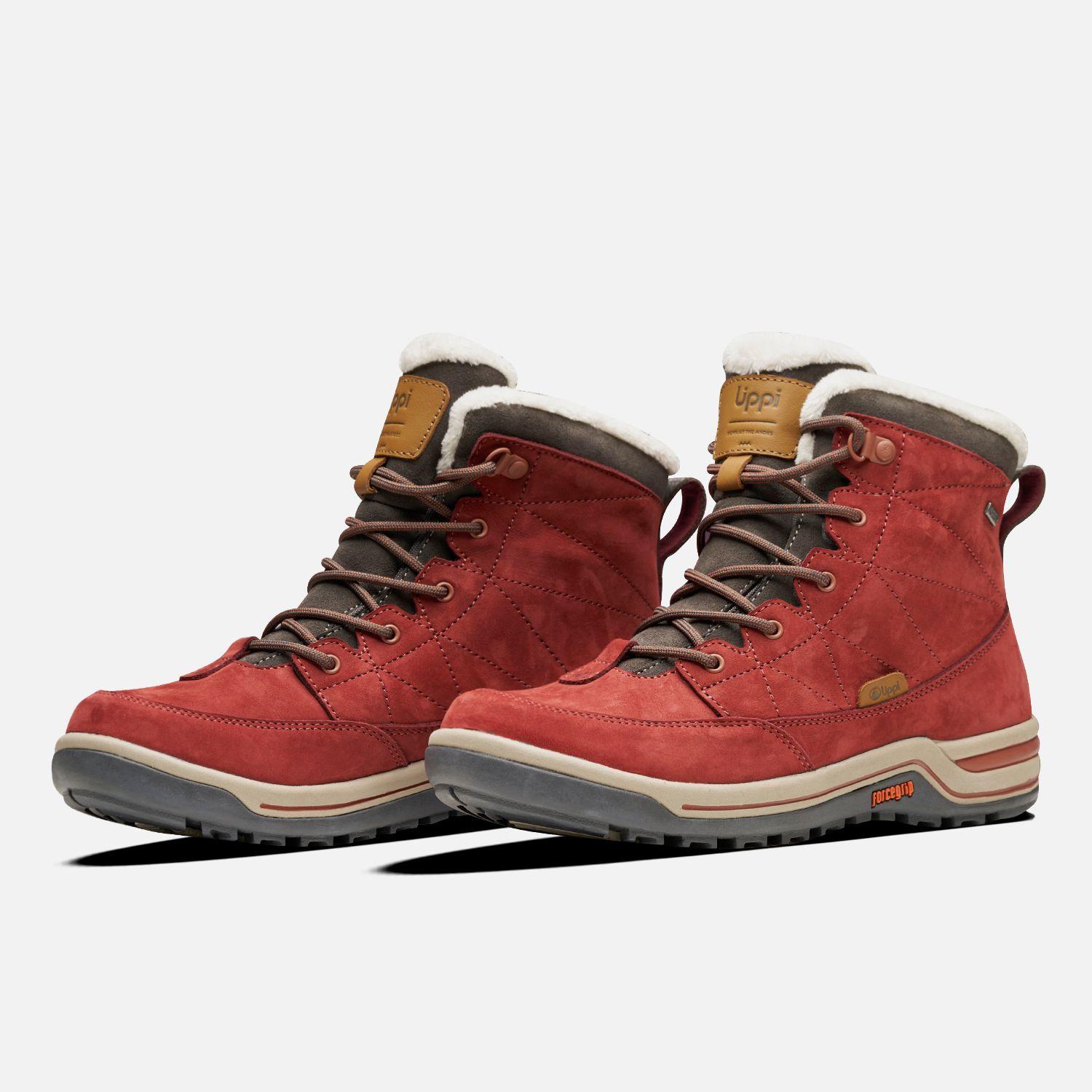 Bota Mujer  Native Mid II Vino Grafito Lippi-3