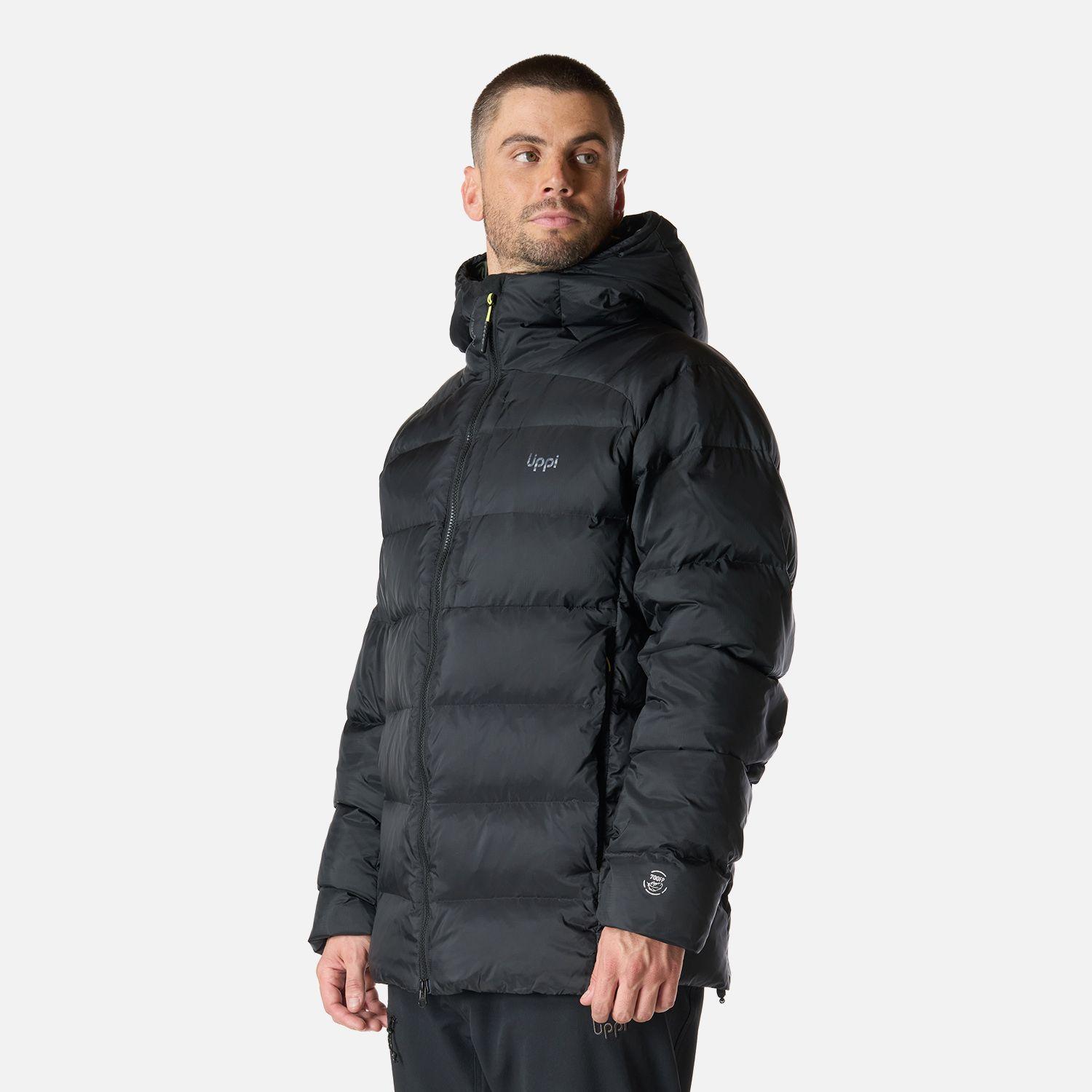 Chaqueta Hombre Rokko Down Hoody Jacket Negro Lippi I26-1