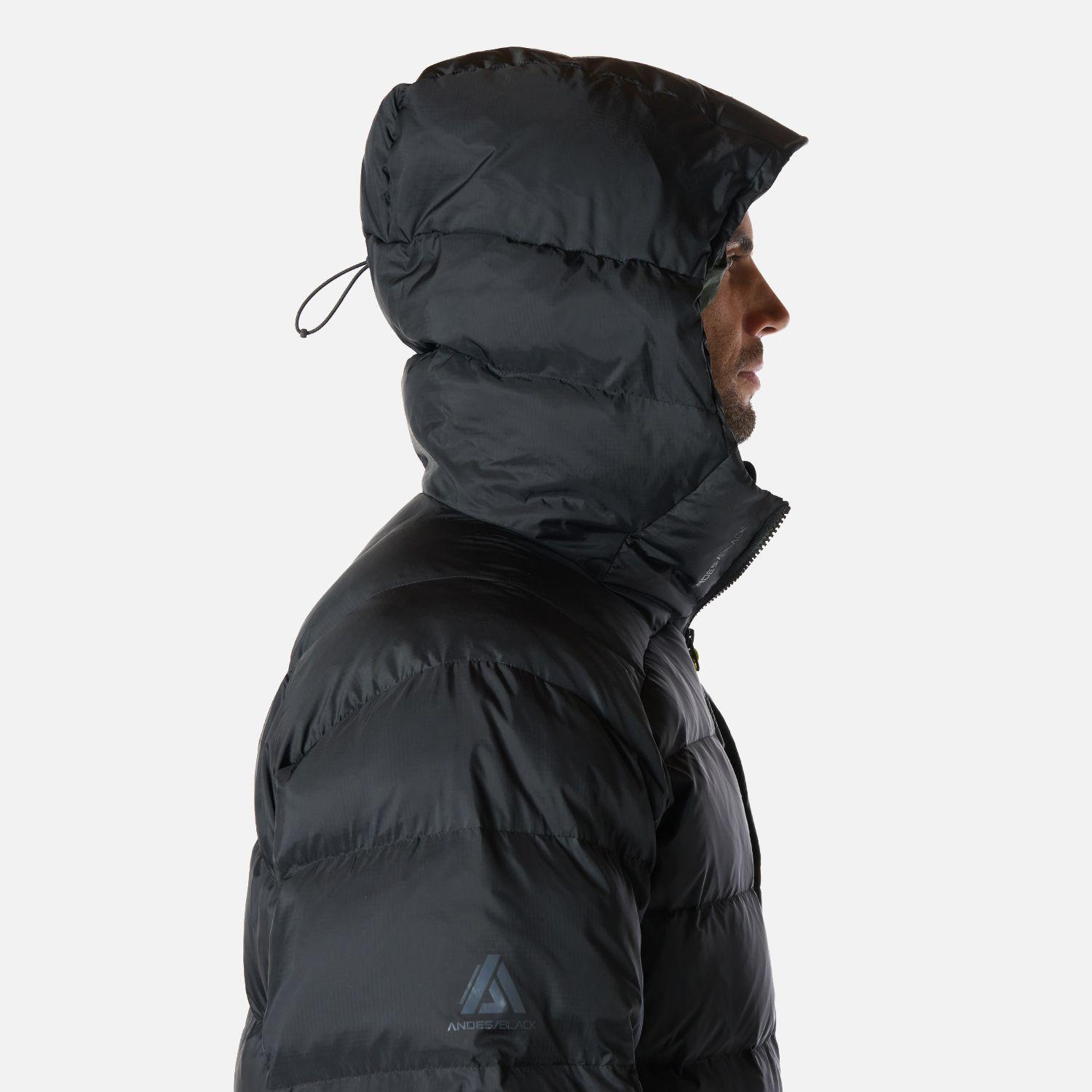 Chaqueta Hombre Rokko Down Hoody Jacket Negro Lippi I26-4