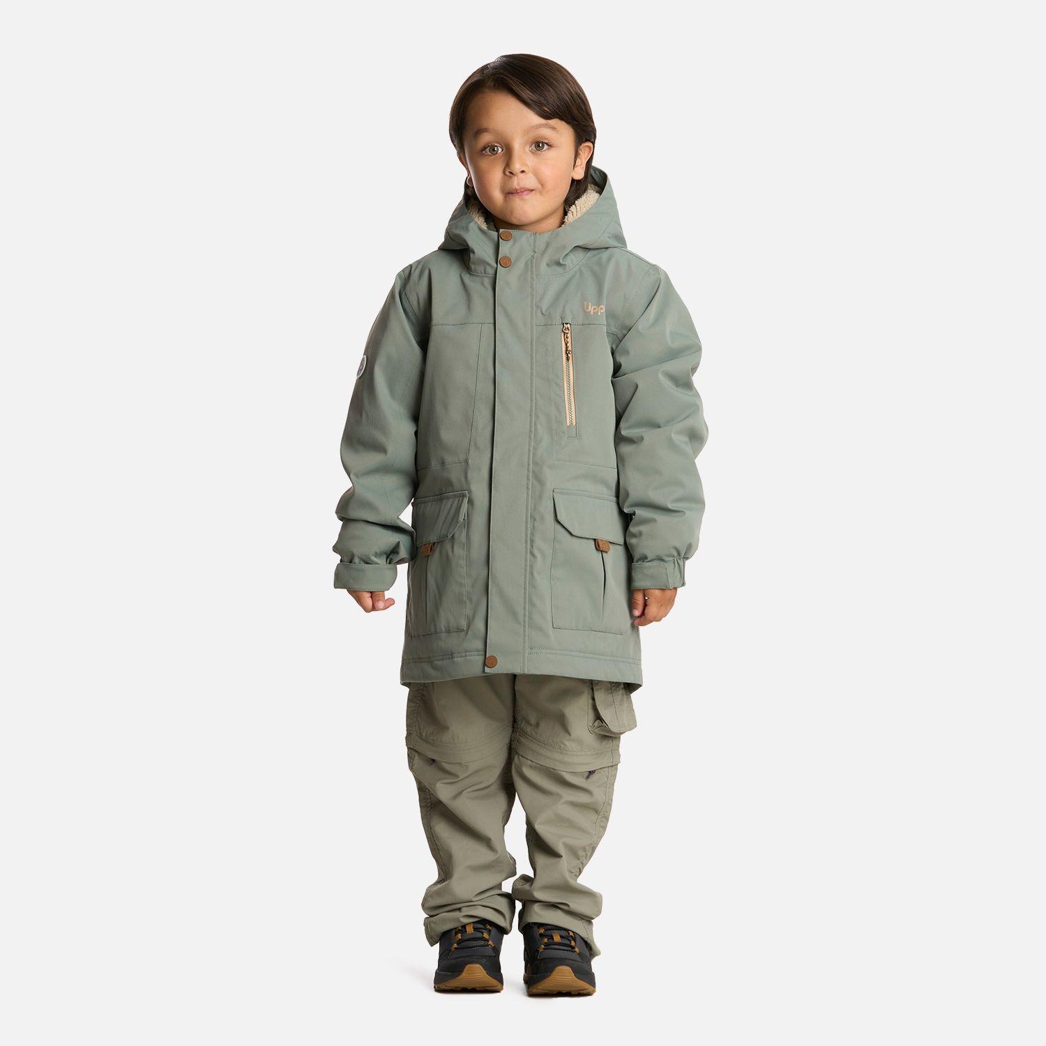 Chaqueta Niño Roble B-Dry Hoody Jade Oscuro Lippi I25-6