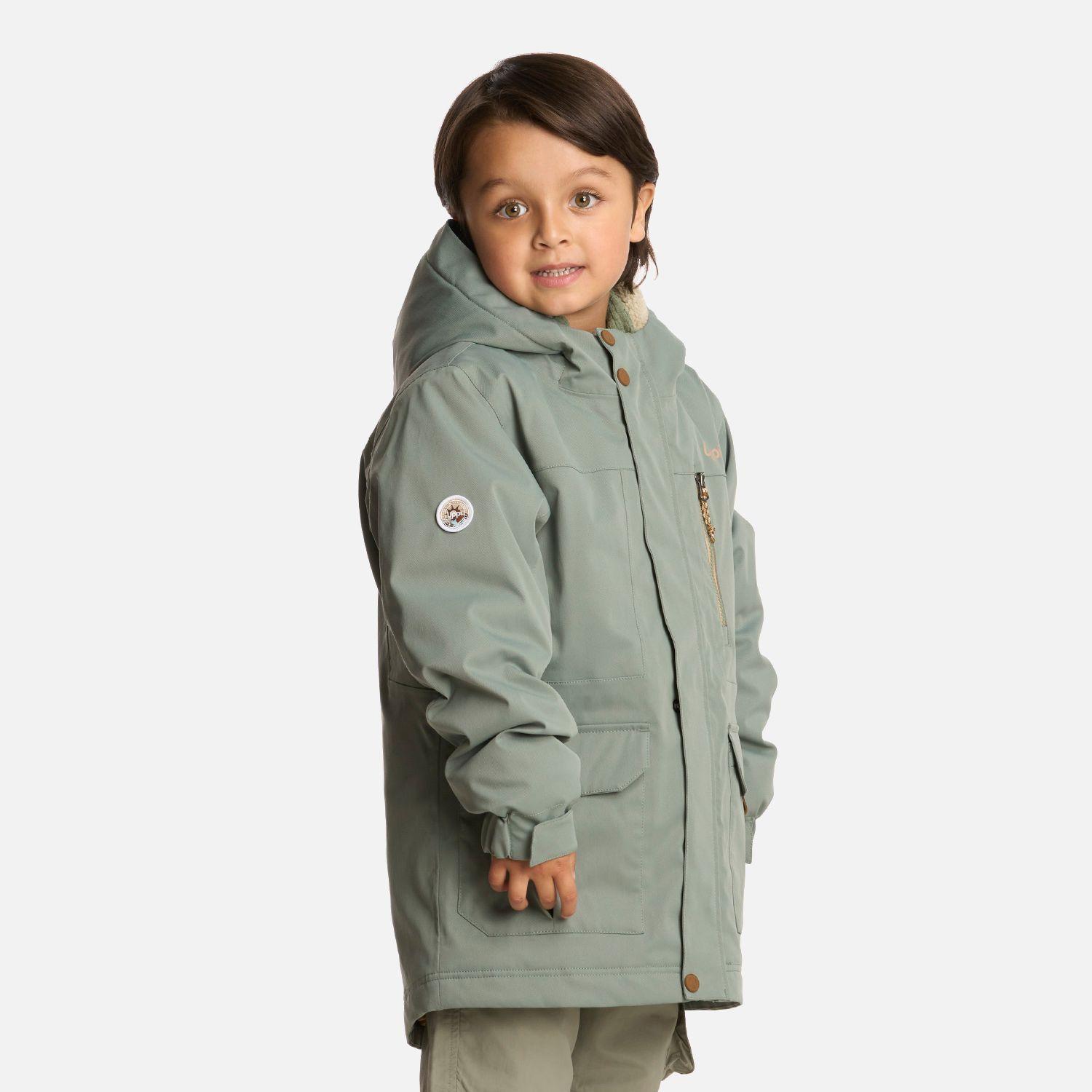 Chaqueta Niño Roble B-Dry Hoody Jade Oscuro Lippi I25-1