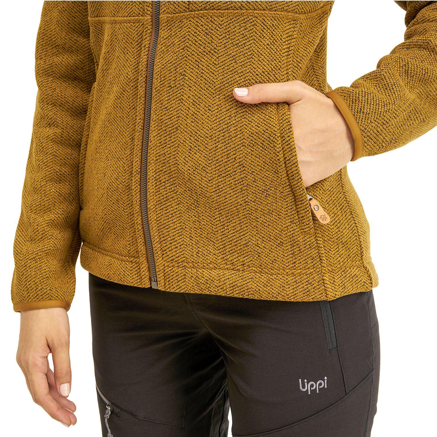 Chaqueta Mujer Alamo Blend-Pro Hoody Jacket Mostaza Oscuro Lippi I20-4