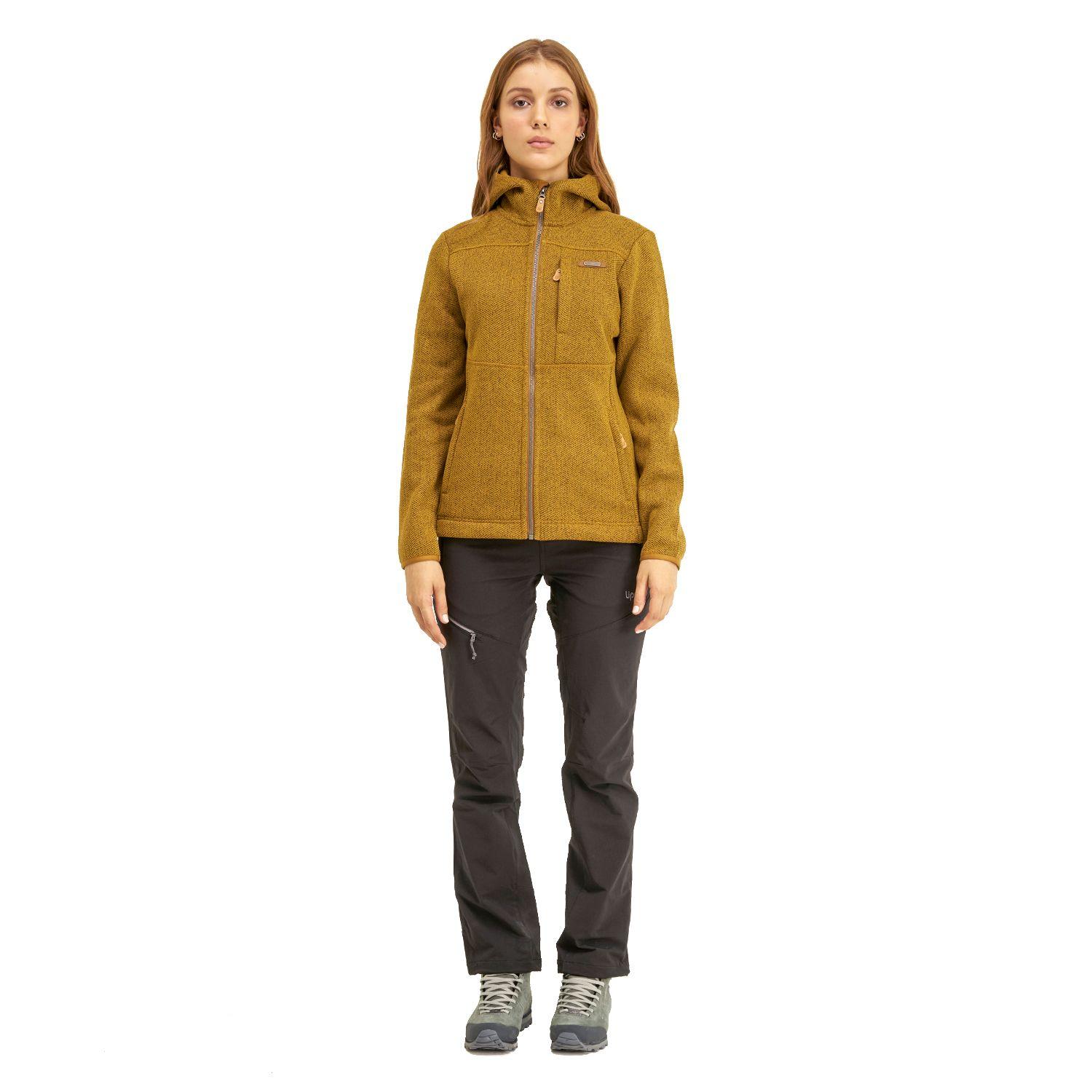Chaqueta Mujer Alamo Blend-Pro Hoody Jacket Mostaza Oscuro Lippi I20-6
