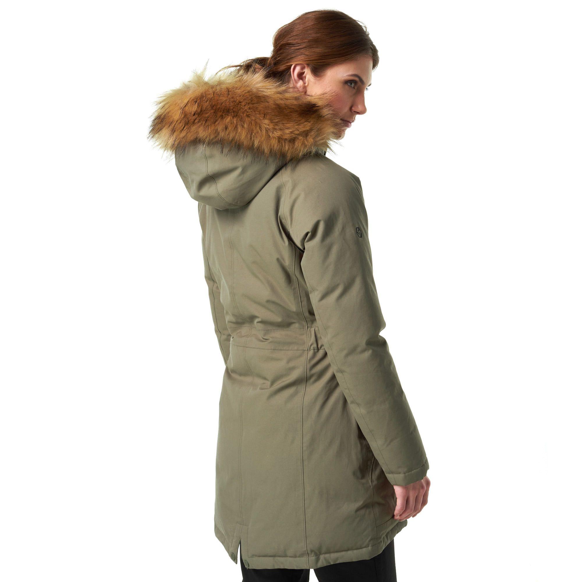 Chaqueta Mujer Vertical B-Dry Jacket Verde Oliva Lippi-4