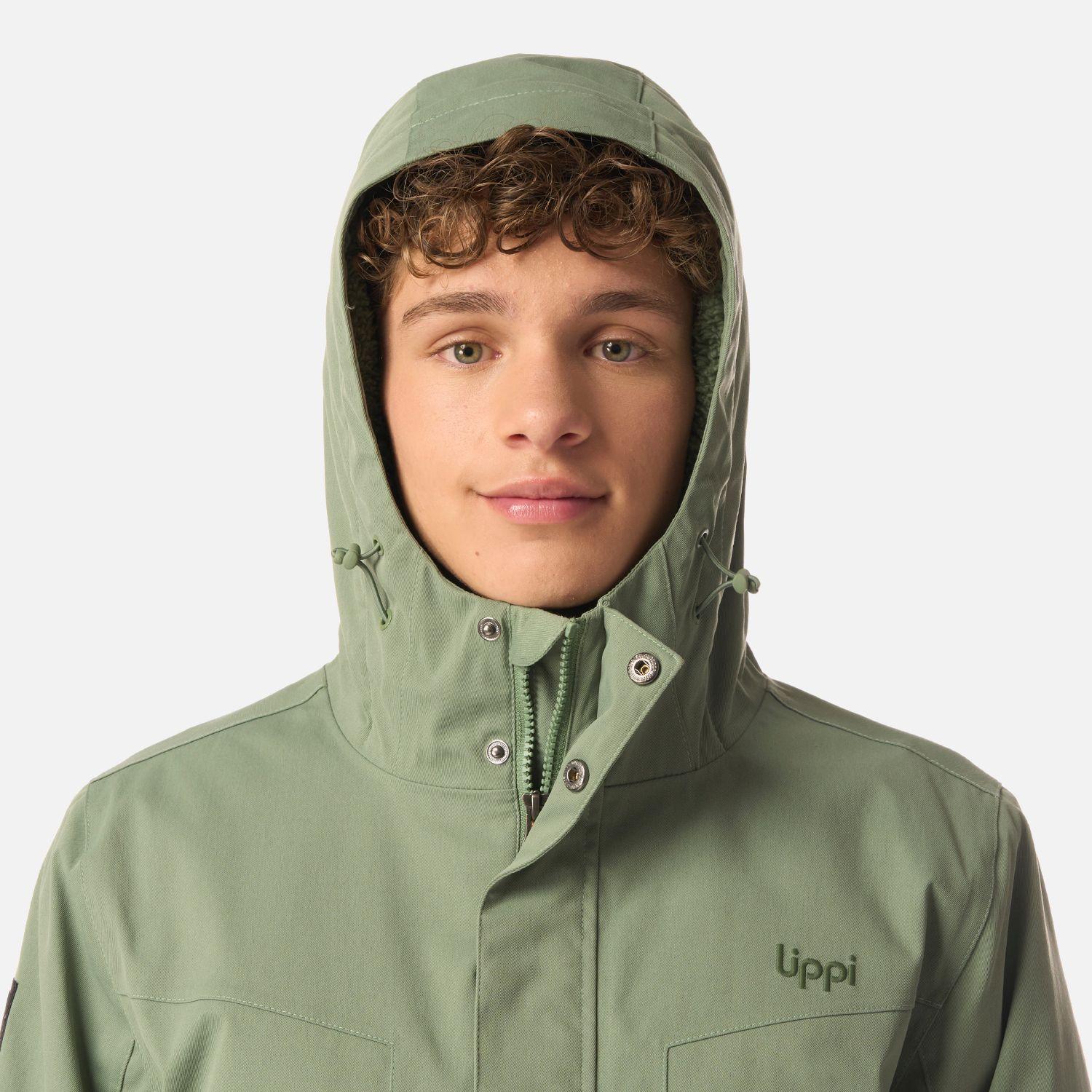 Chaqueta Teen Boy Roble B-Dry Hoody Jacket Jade Oscuro Lippi I26-3