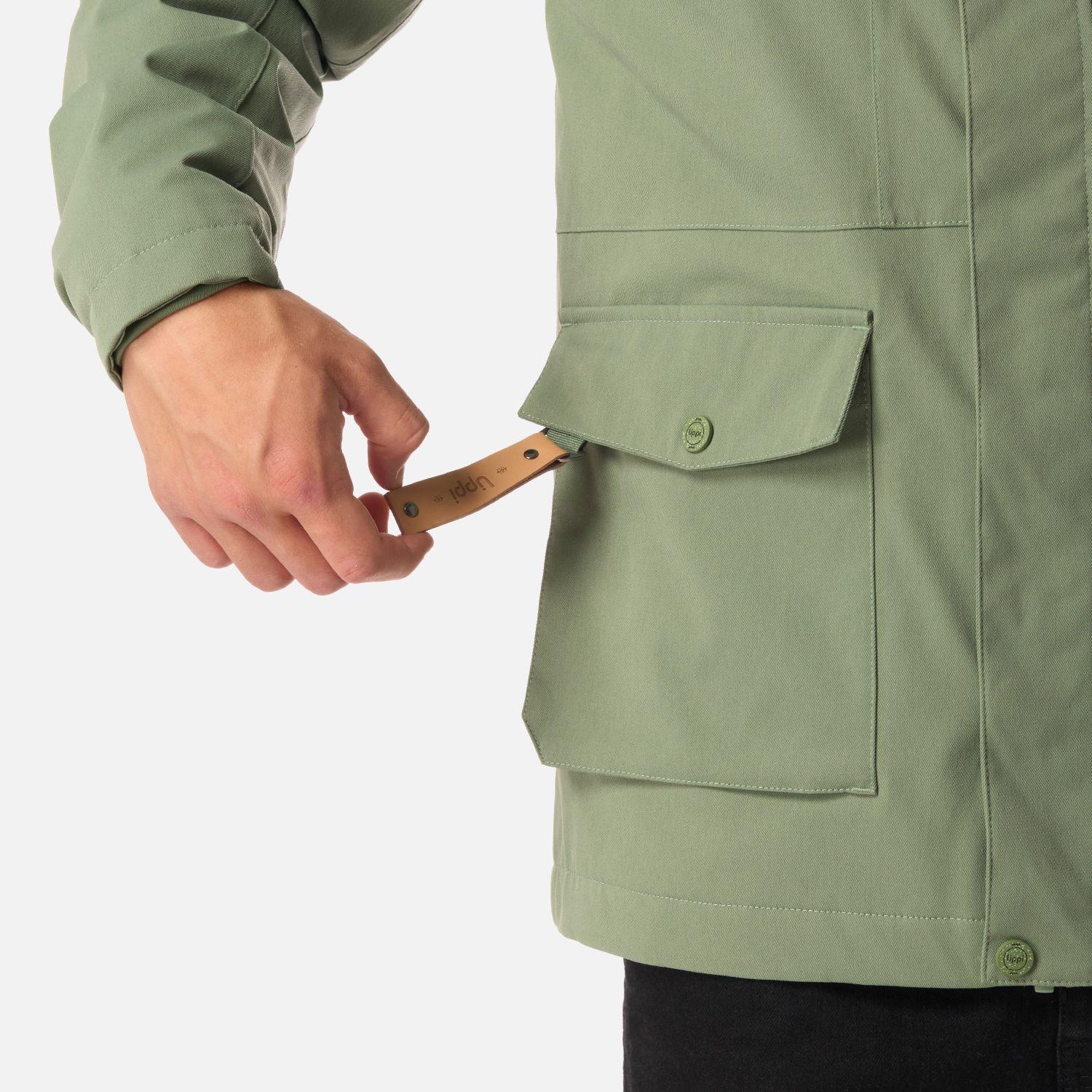 Chaqueta Teen Boy Roble B-Dry Hoody Jacket Jade Oscuro Lippi I26-5