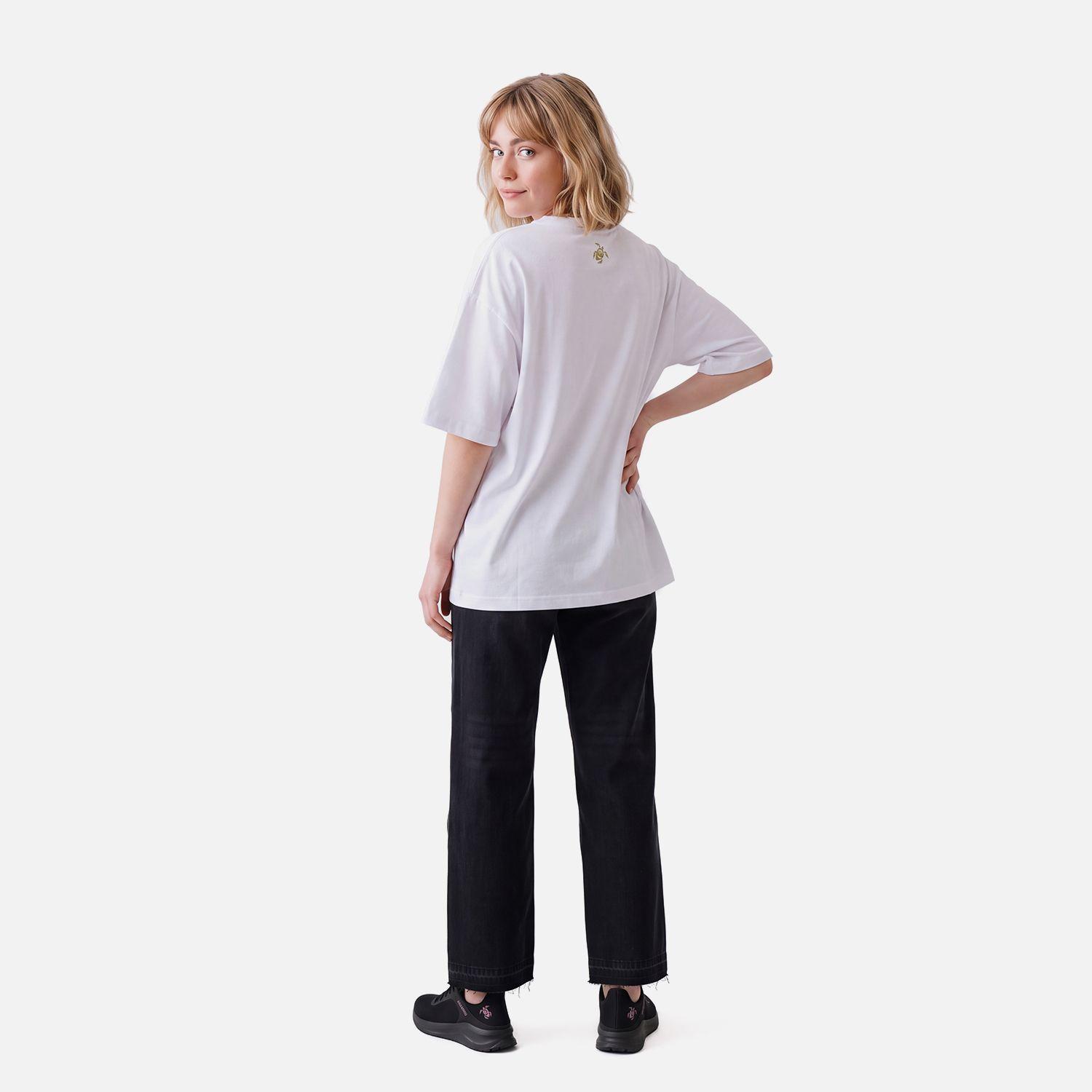 Polera Mujer Gorrion Blanco Haka Honu V27-2
