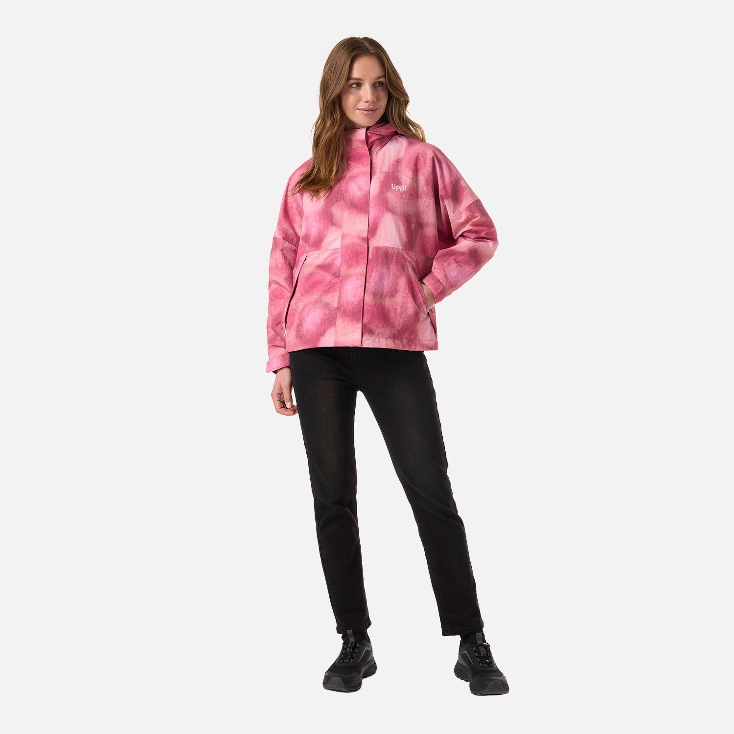 Chaqueta Mujer CityMe WindBreaker Hoody Jacket Print Rosa Lippi V26-7