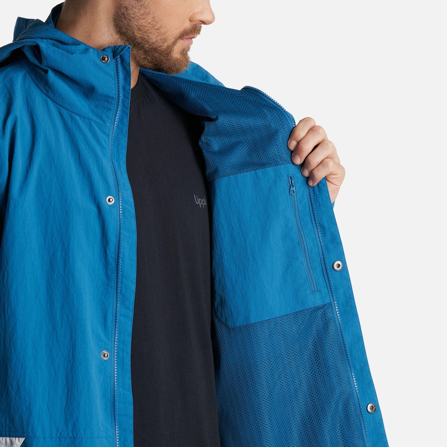 Chaqueta Hombre CityMe Windbraker Hoody Jacket Azul Lippi-8