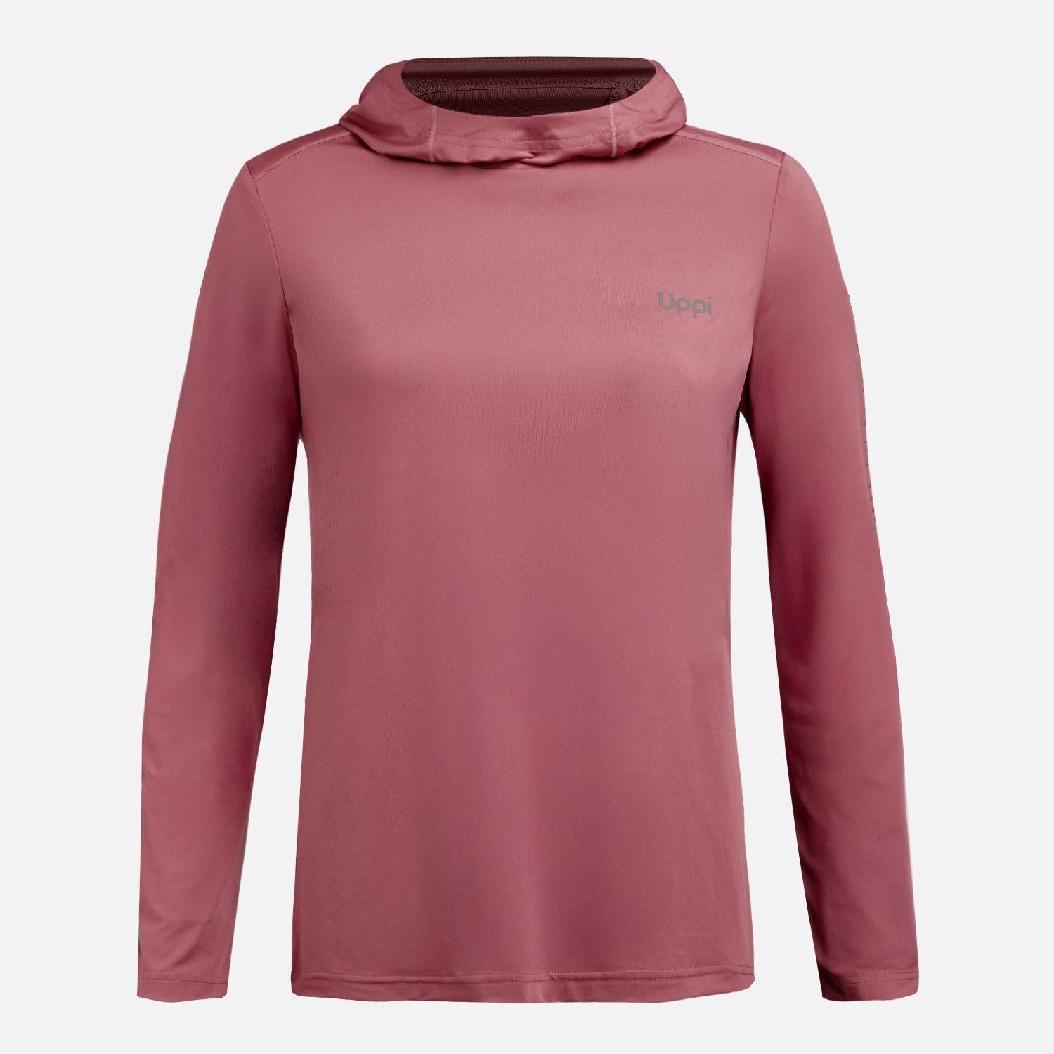 Polera Mujer Sun Protection T-Shirt Rosa Oscuro Lippi V26-6