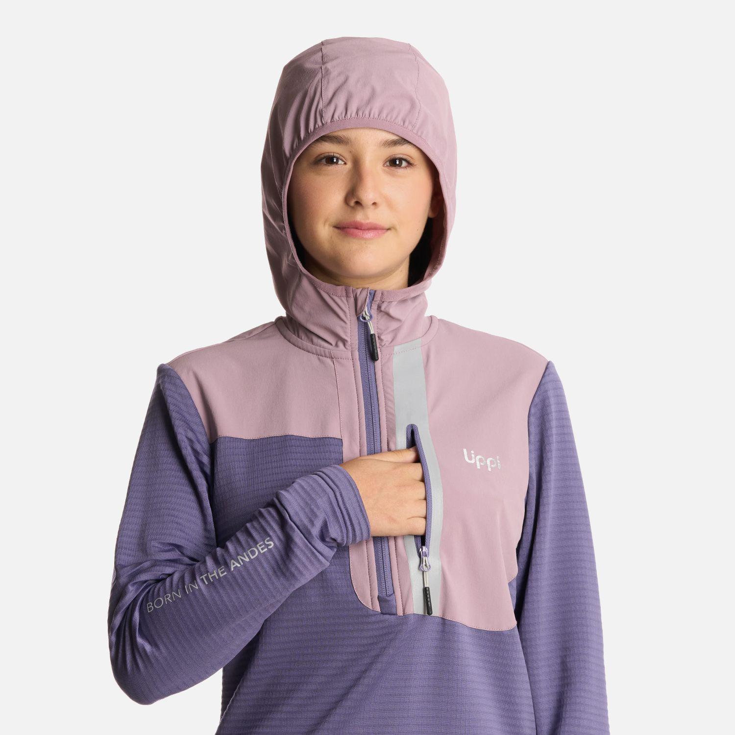 Polerón Teen Girl Karova 14 Zip Hoody Violeta Lippi I25-3