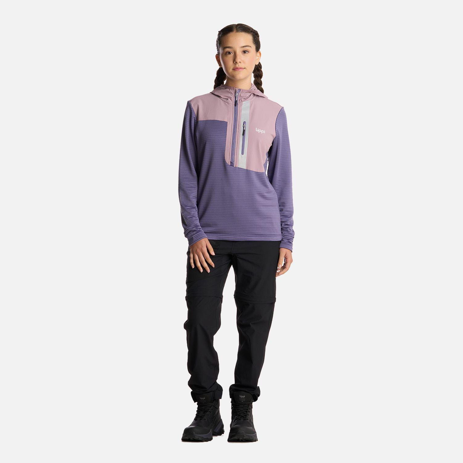Polerón Teen Girl Karova 14 Zip Hoody Violeta Lippi I25-5