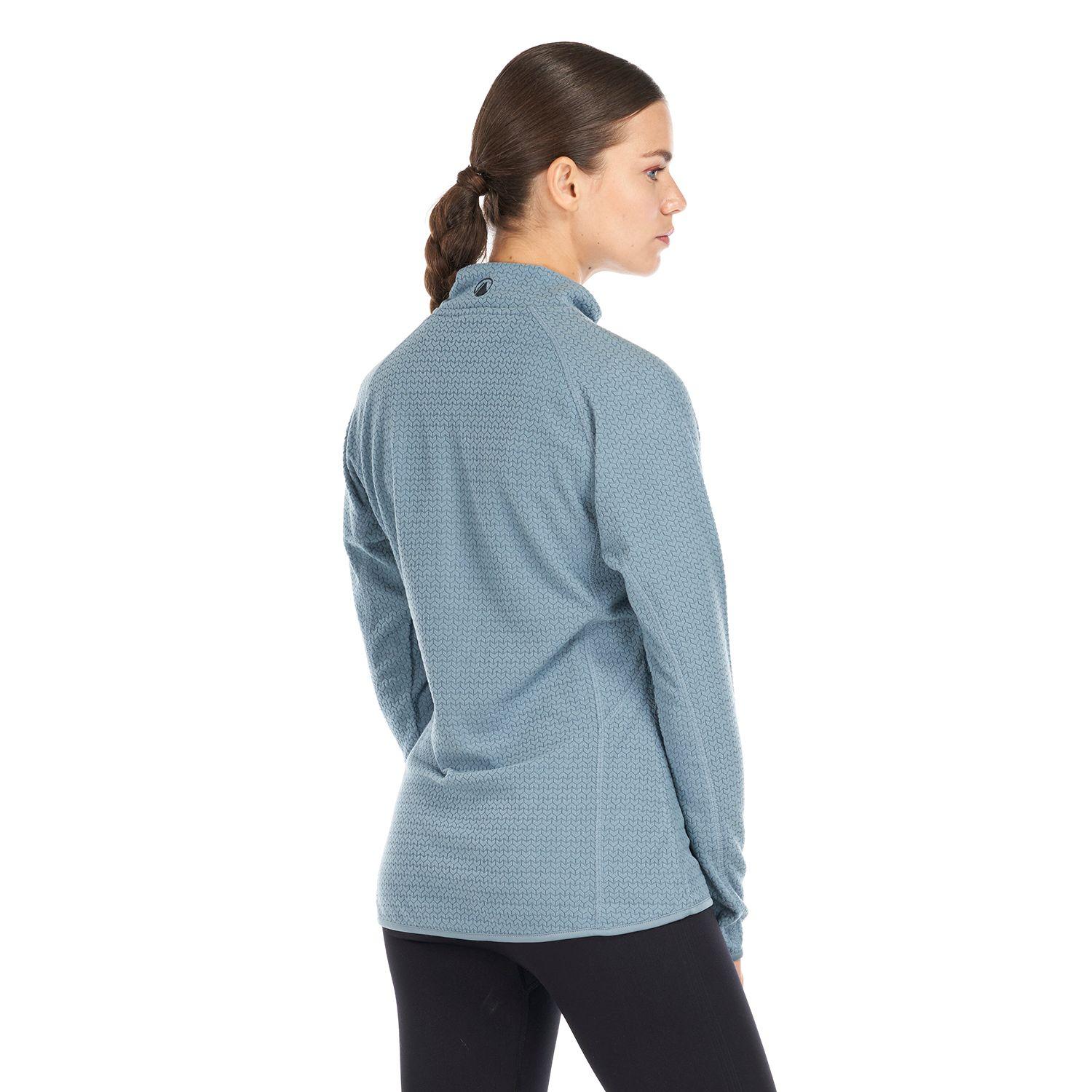 Poleron Mujer Jacaranda Nano-F 14 Zip Celeste Lippi-4