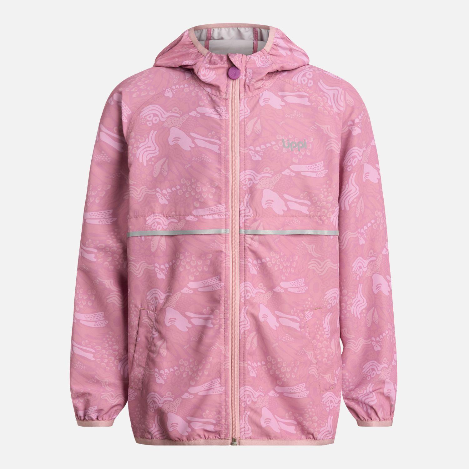 Chaqueta Niña Nightfall WindBreaker Hoody Print Rosado Lippi-6