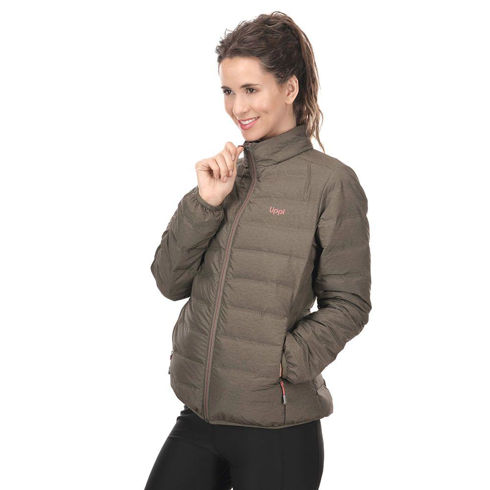 Chaqueta Mujer Aspen Down Jacket Melange Verde Lippi-1