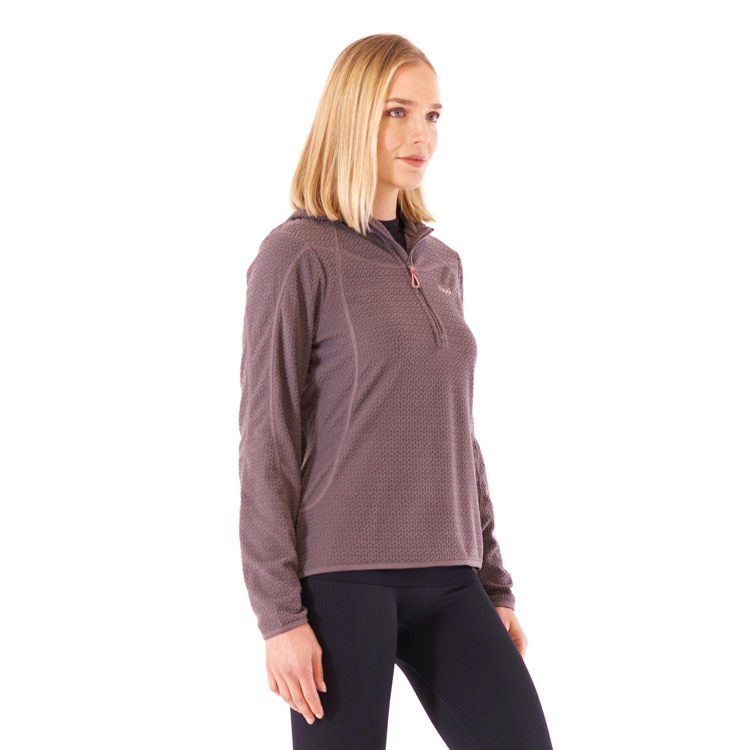 Poleron Mujer Jacaranda Nano-F 14 Zip Hoody Malva Lippi-2