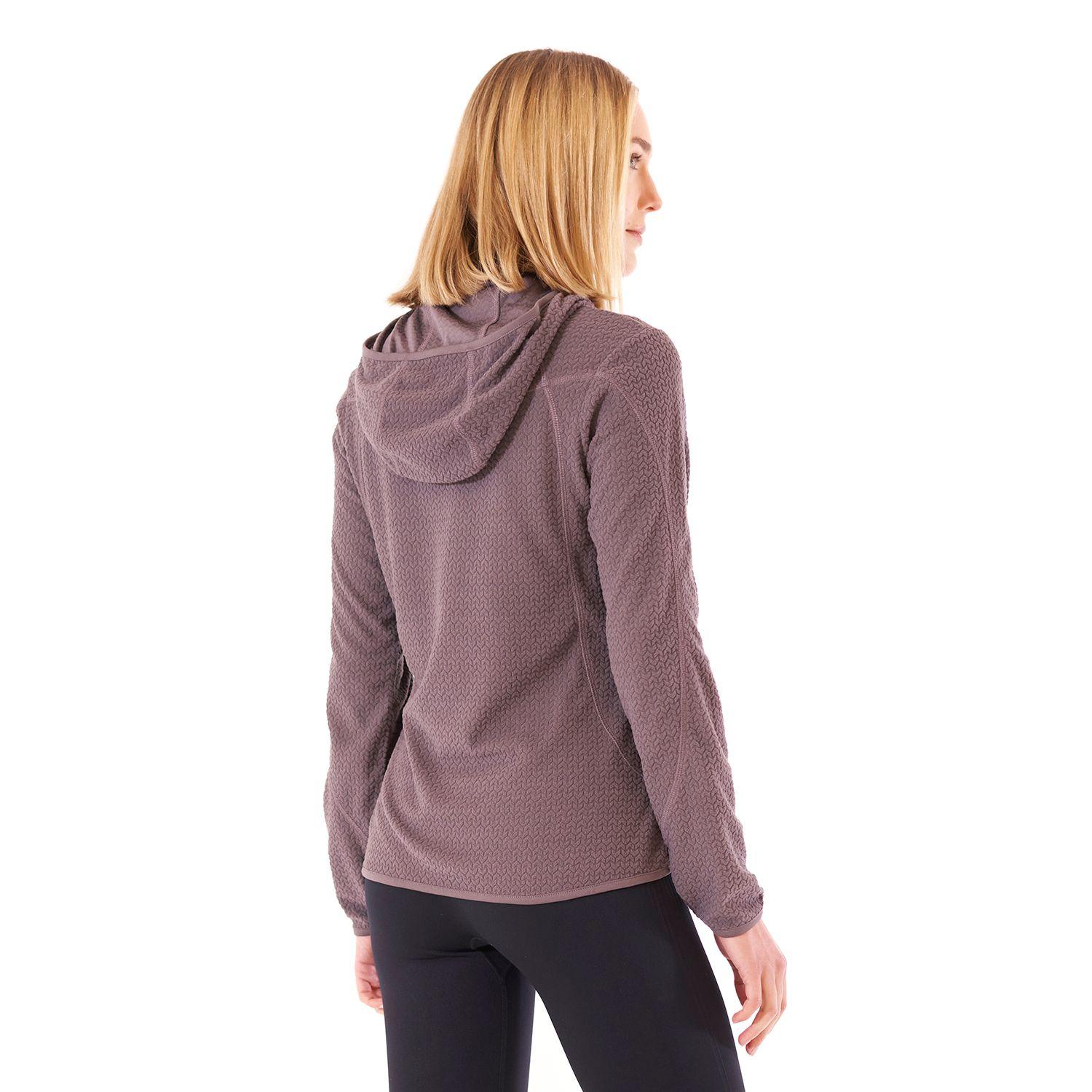 Poleron Mujer Jacaranda Nano-F 14 Zip Hoody Malva Lippi-3