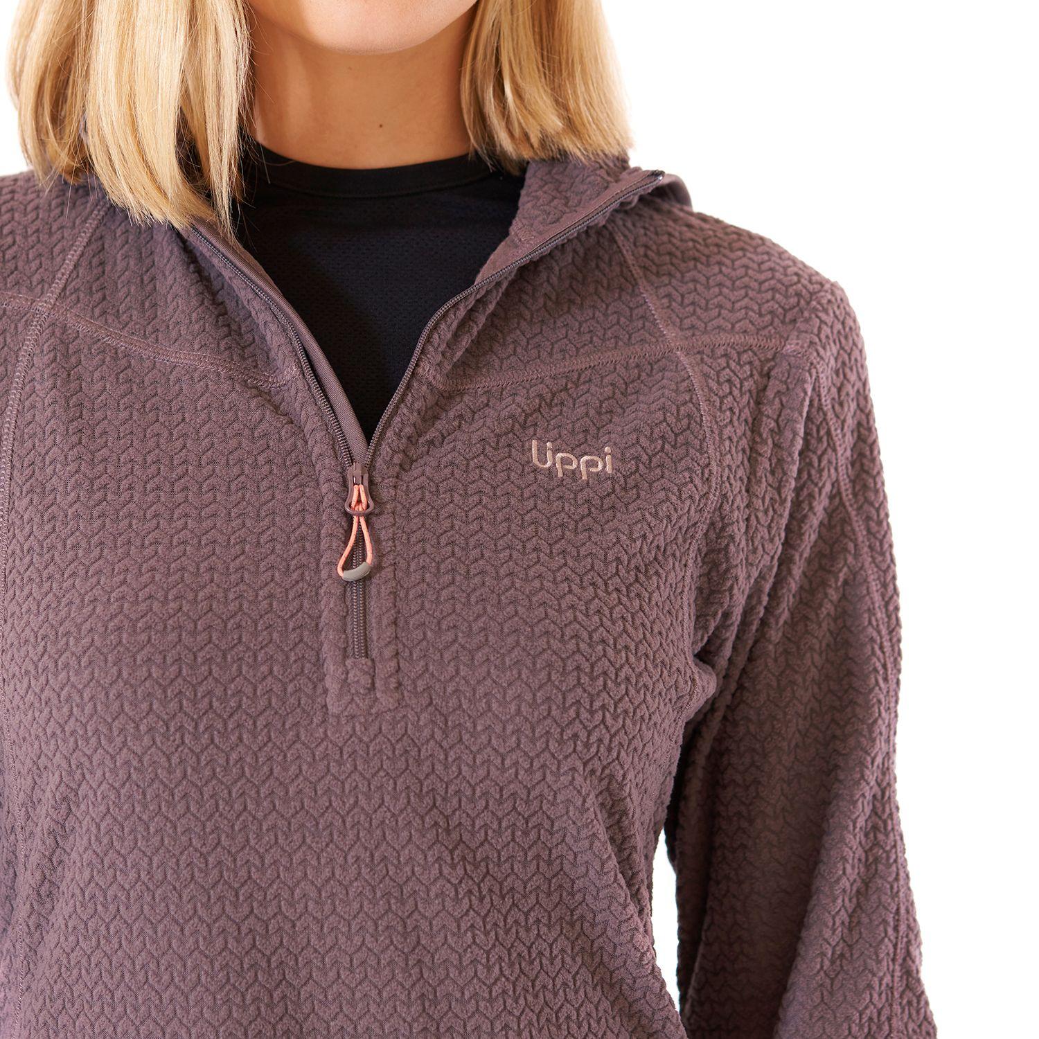 Poleron Mujer Jacaranda Nano-F 14 Zip Hoody Malva Lippi-4
