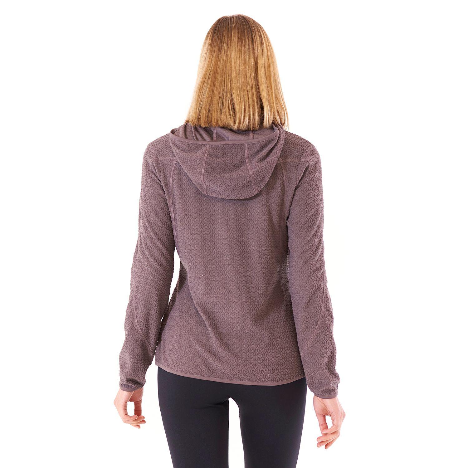 Poleron Mujer Jacaranda Nano-F 14 Zip Hoody Malva Lippi-5