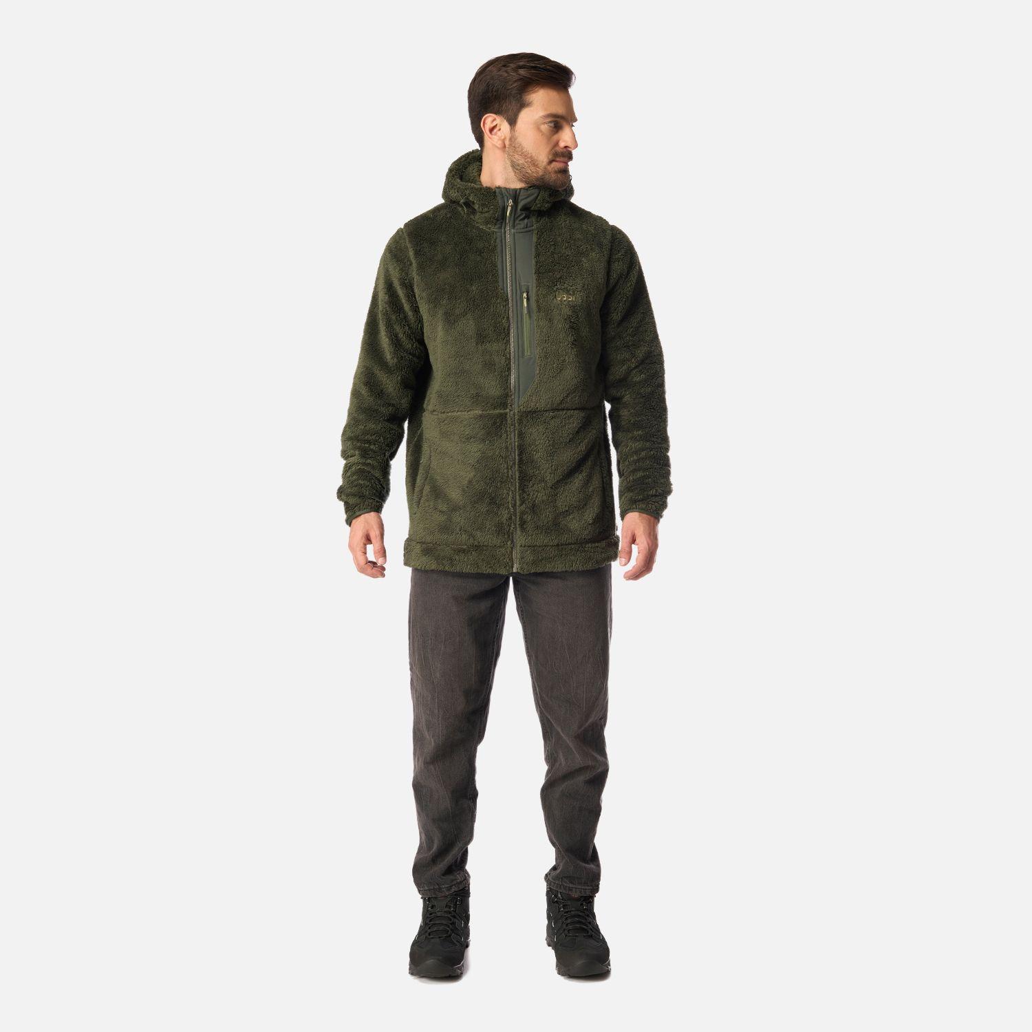 Polar Hombre Bear Shaggy-Pro Hoody Jacket Verde Militar Lippi I26-5