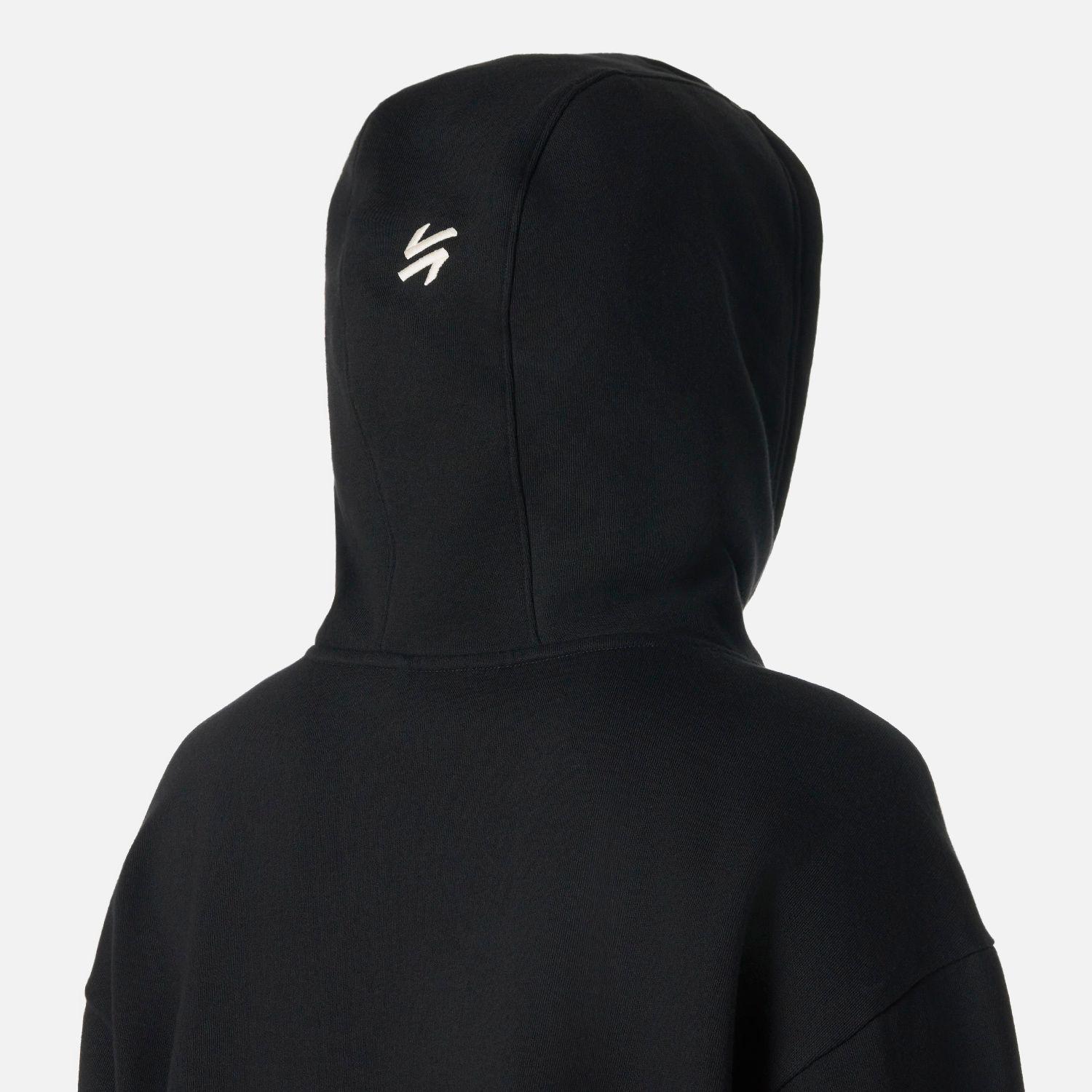 Polerón Mujer Cool Down Sweatshirt Hoody Negro Vulcano-5