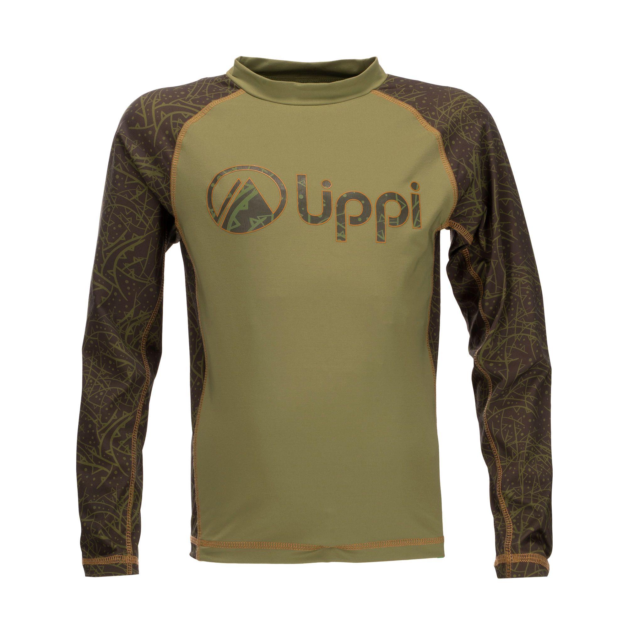 Traje de Baño Niño Sun Pro Long Sleeve T-Shirt Verde Oscuro Lippi-0