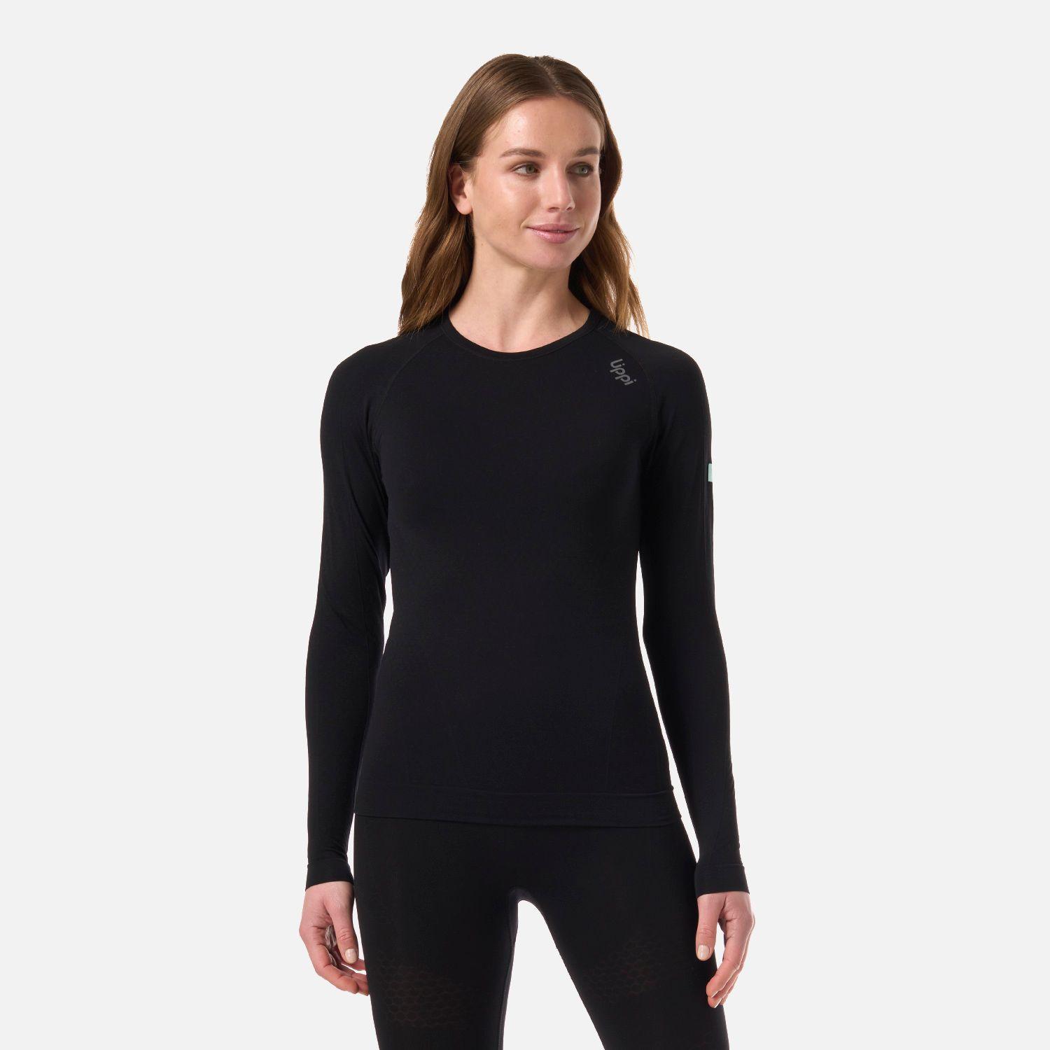 Primera Capa Mujer Skintec Active Q-Dry Top Negro Lippi V26-0