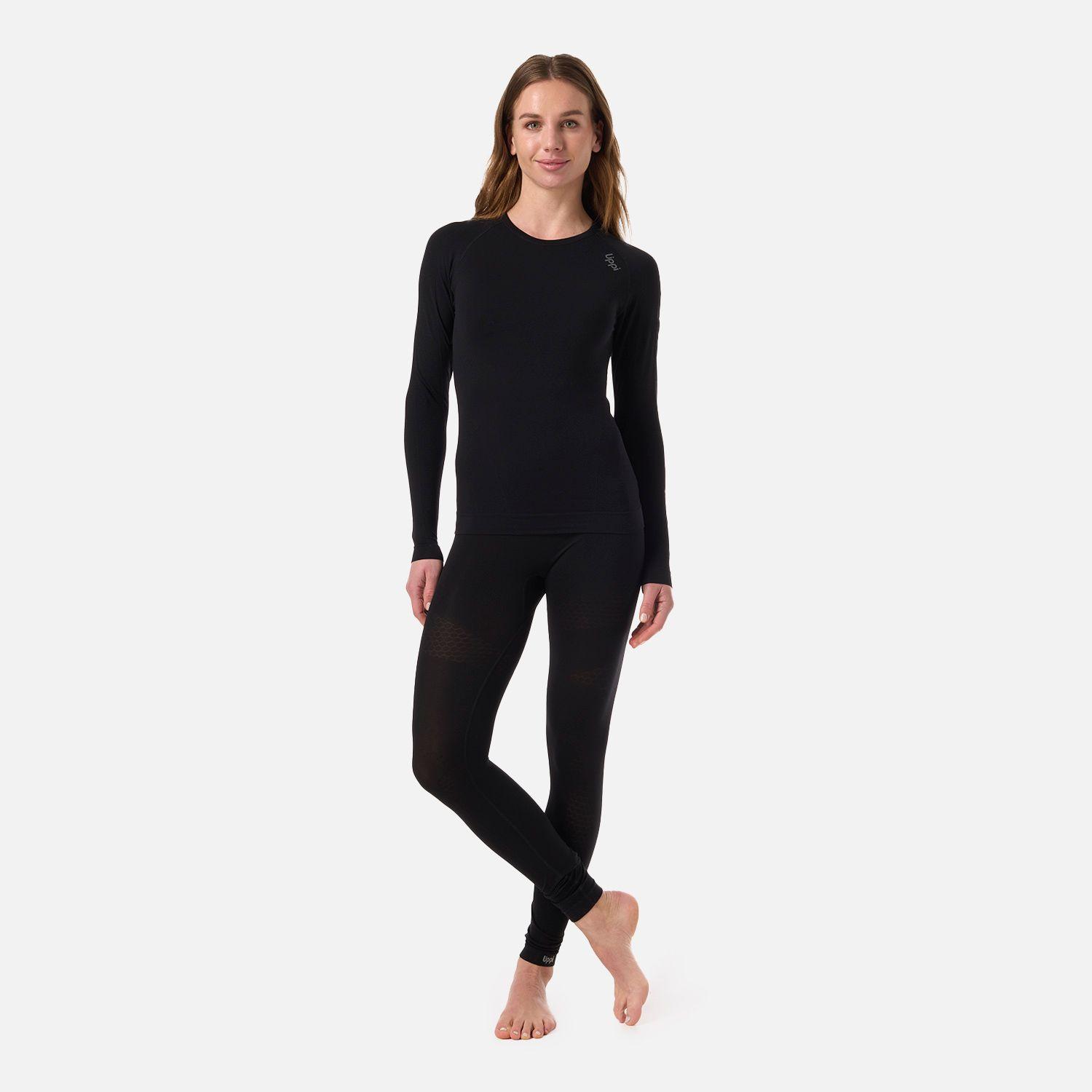 Primera Capa Mujer Skintec Active Q-Dry Top Negro Lippi V26-6