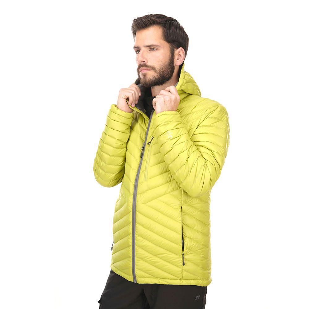 Chaqueta Hombre Bazpur Down Hoody Jacket Verde Manzana Lippi-2