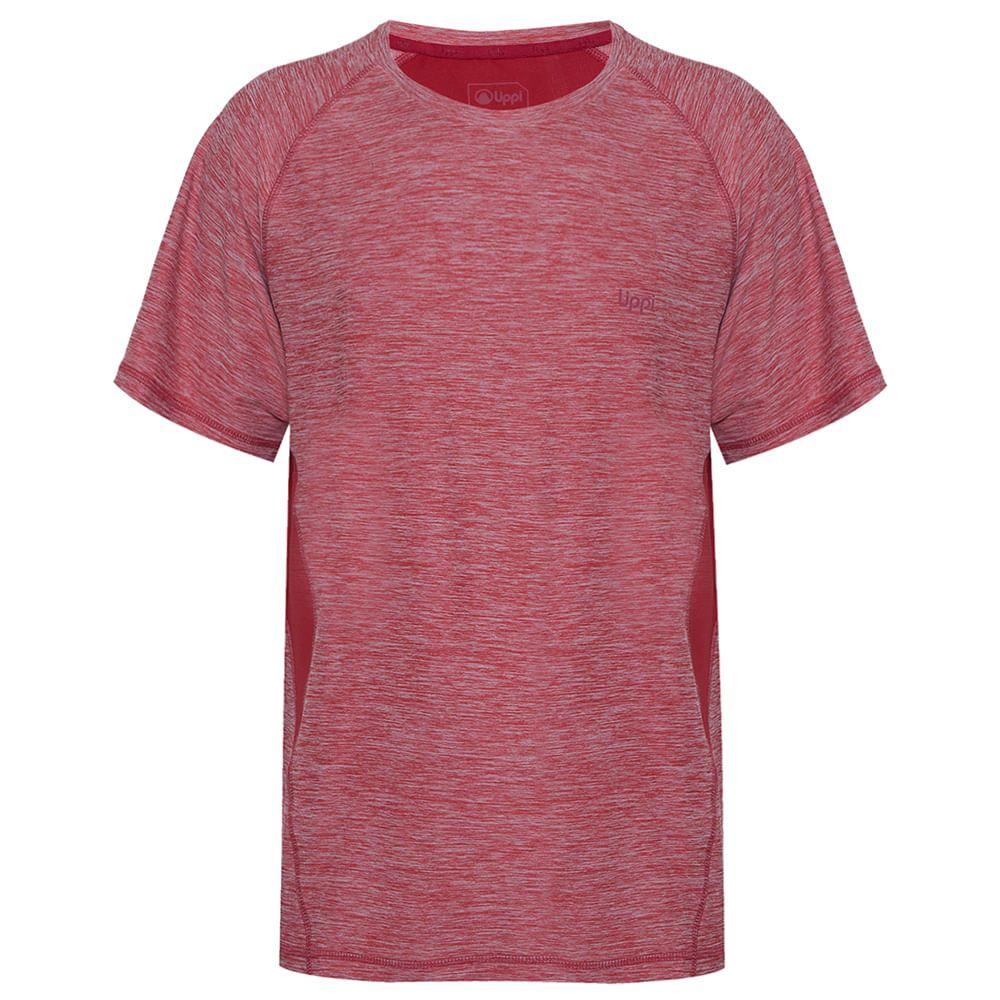 Polera Hombre Fury T-Shirt Melange Rojo Lippi-0