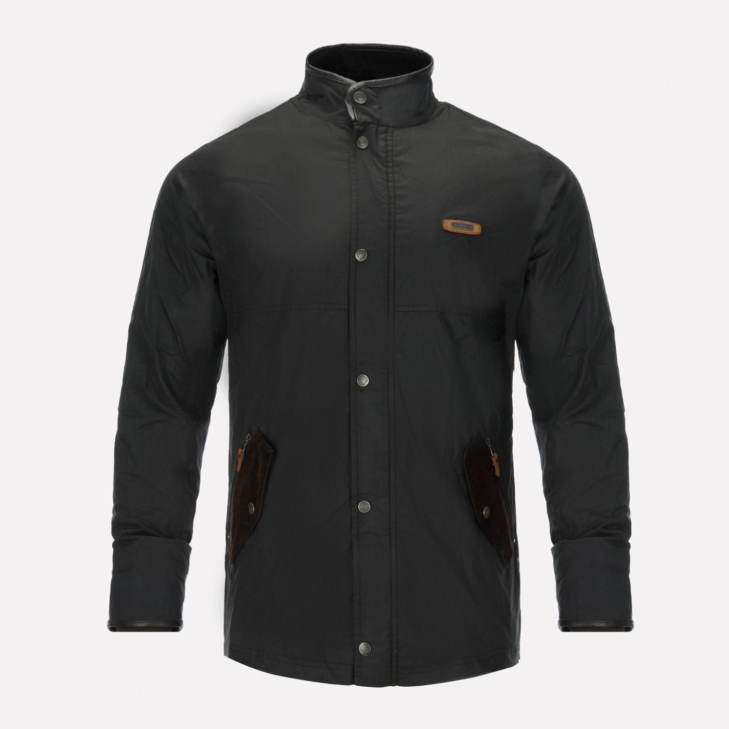 Chaqueta Hombre Bruce Waxed Jacket Oliva Oscuro Lippi-0