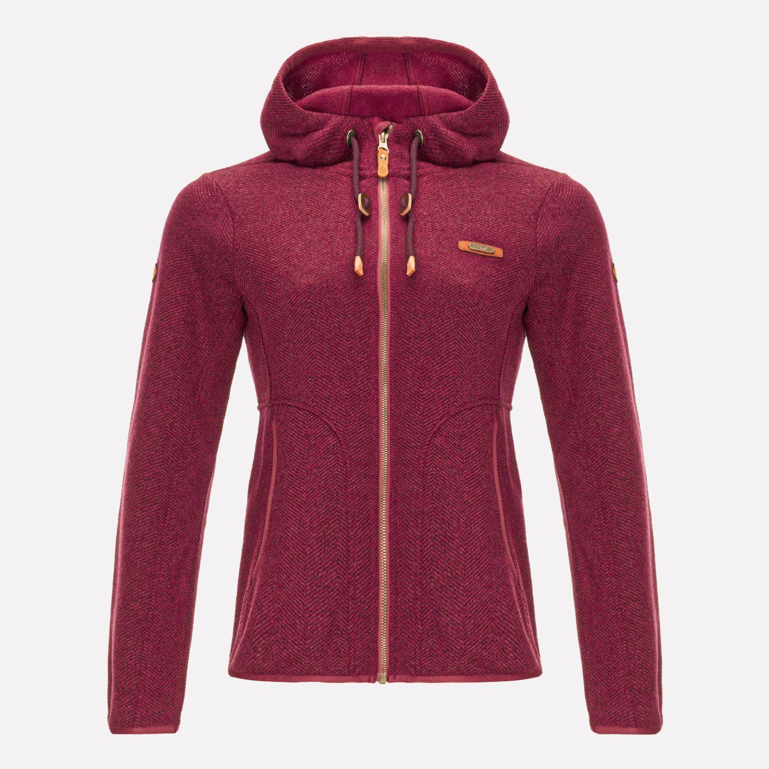 Polar Mujer Alamo Blend-Pro Hoody Jacket Rosa Oscuro Lippi-0