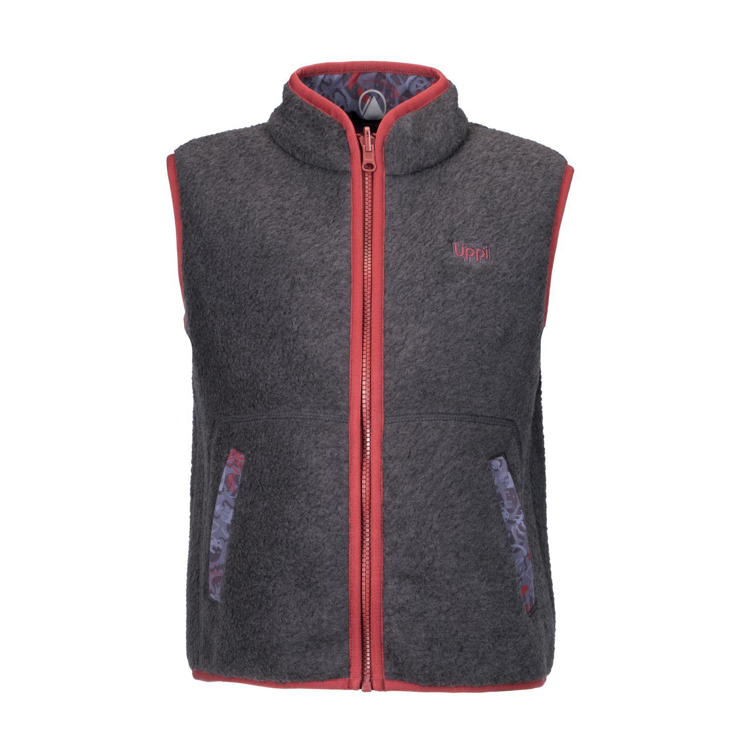 Chaqueta Niño Sherwood Shaggy Vest Grafito Lippi-0