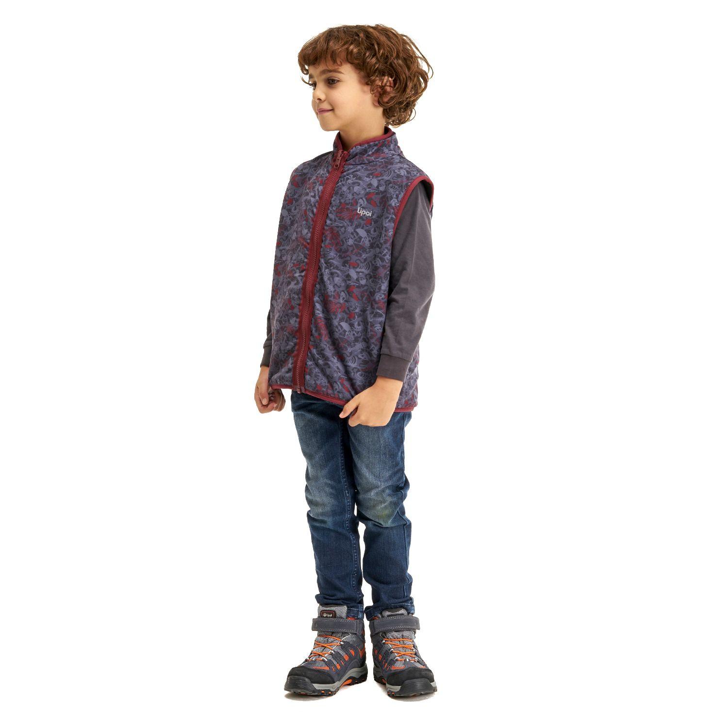 Chaqueta Niño Sherwood Shaggy Vest Grafito Lippi-8