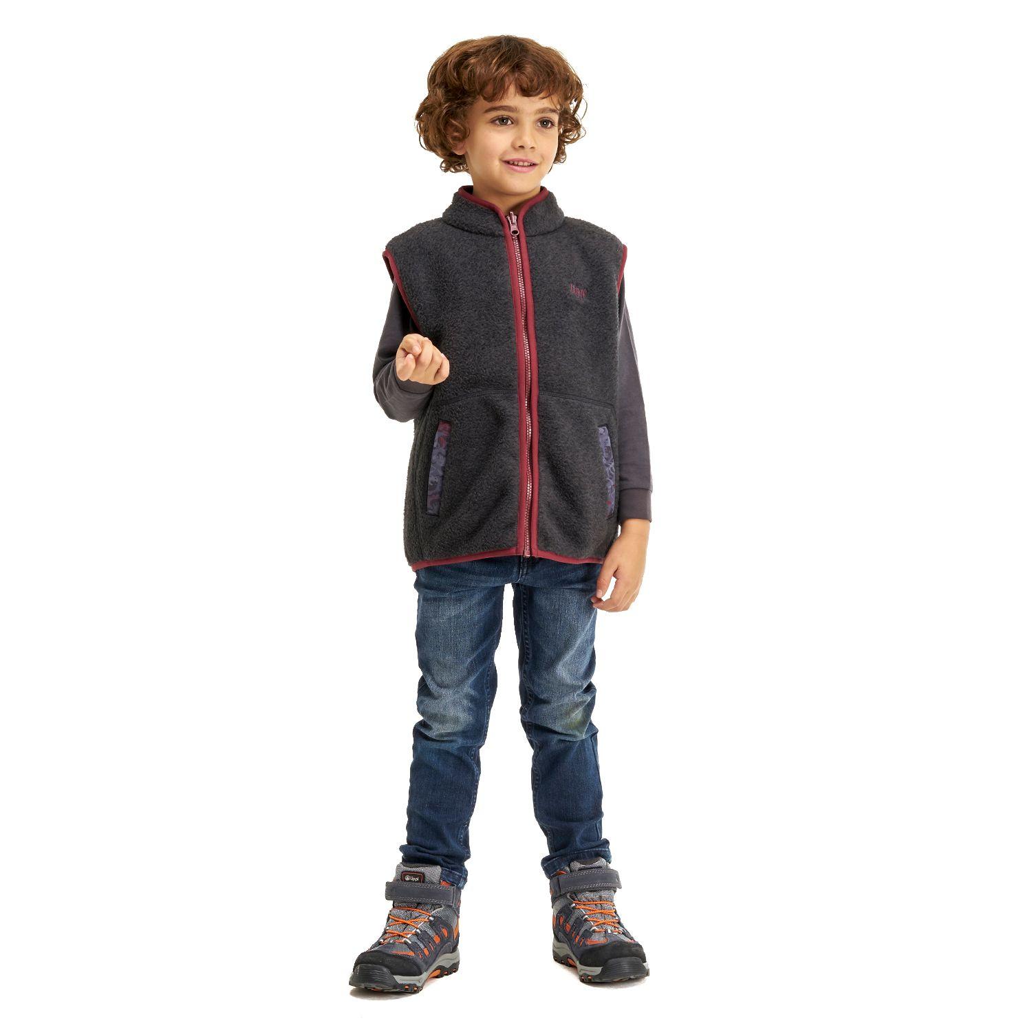 Chaqueta Niño Sherwood Shaggy Vest Grafito Lippi-9