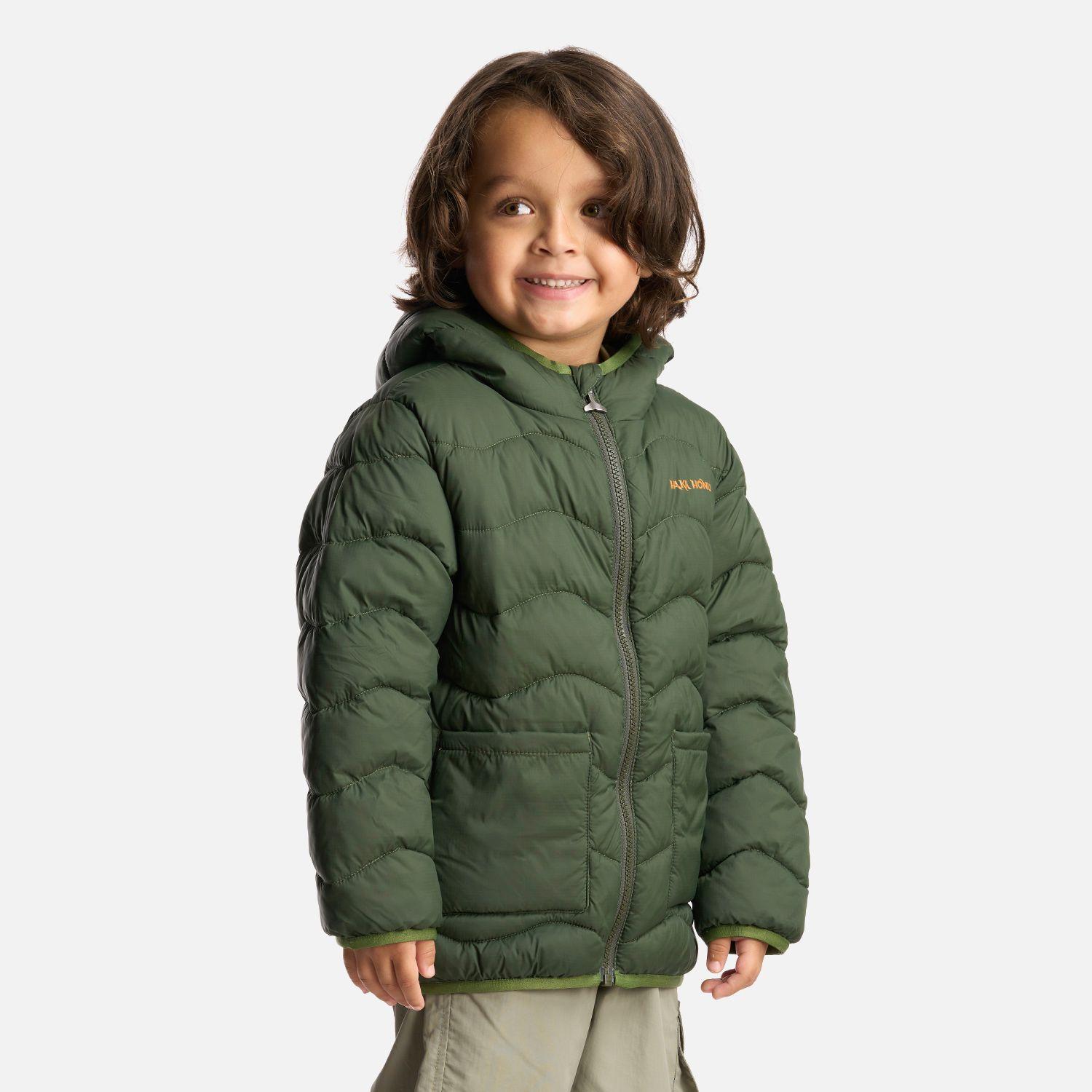 Chaqueta Niño Ultra Livianita Verde Militar Haka Honu-1