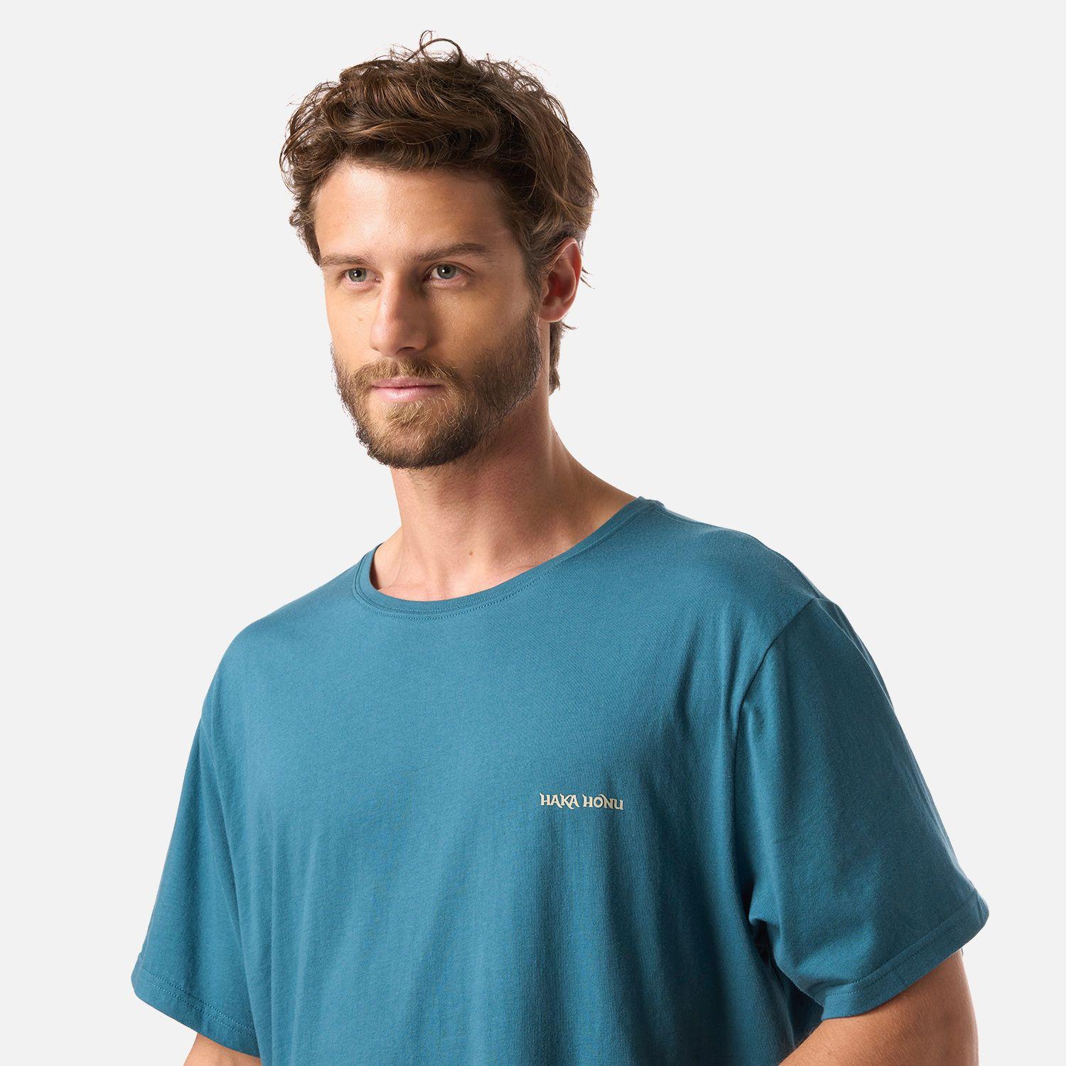 Polera Hombre Polo Petroleo Haka Honu-3