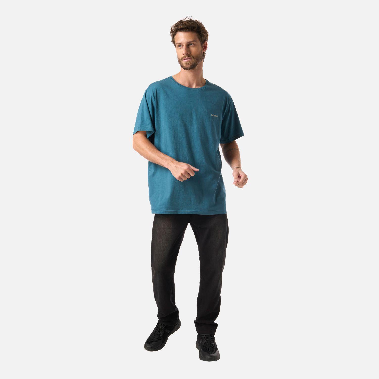 Polera Hombre Polo Petroleo Haka Honu-4
