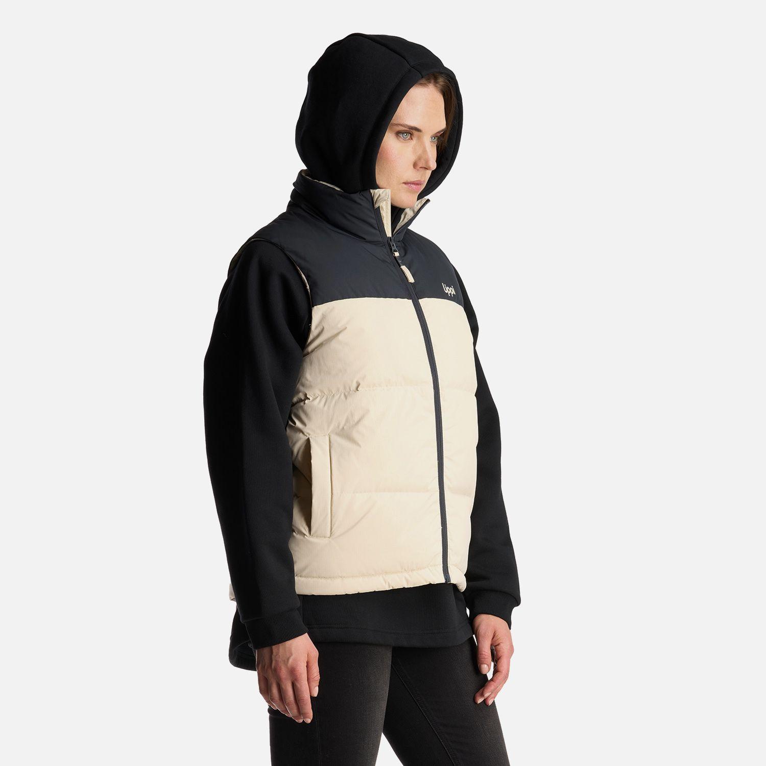 Chaqueta Mujer Urban Down Jacket Vest Crema Lippi-2