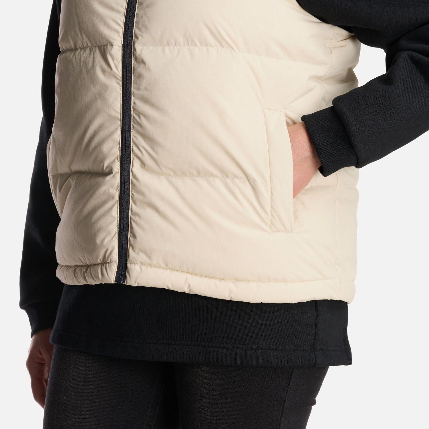 Chaqueta Mujer Urban Down Jacket Vest Crema Lippi-5