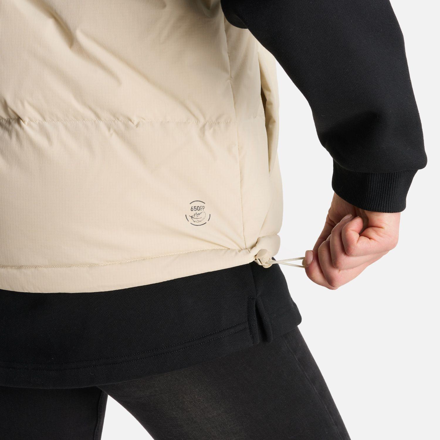 Chaqueta Mujer Urban Down Jacket Vest Crema Lippi-6