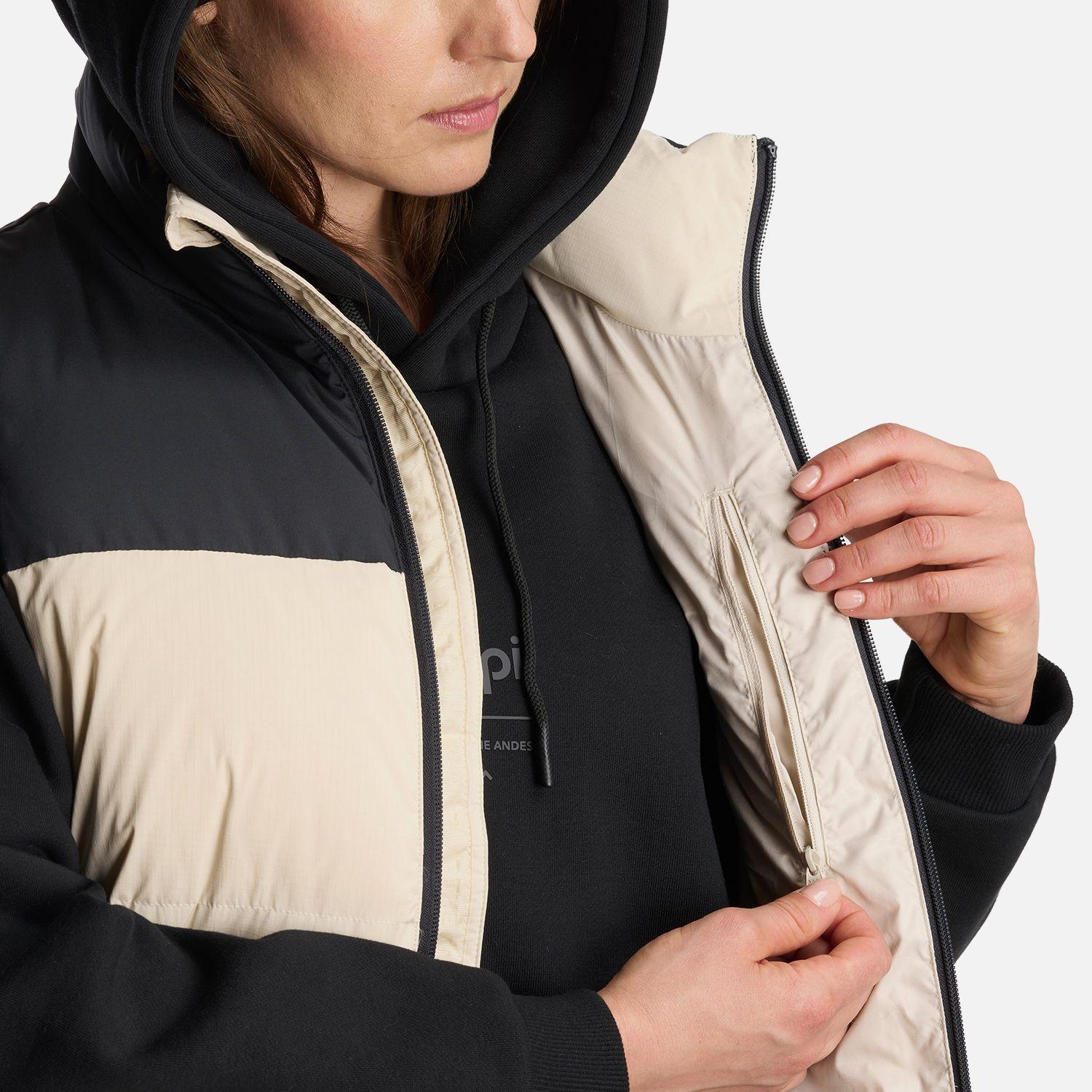 Chaqueta Mujer Urban Down Jacket Vest Crema Lippi-7