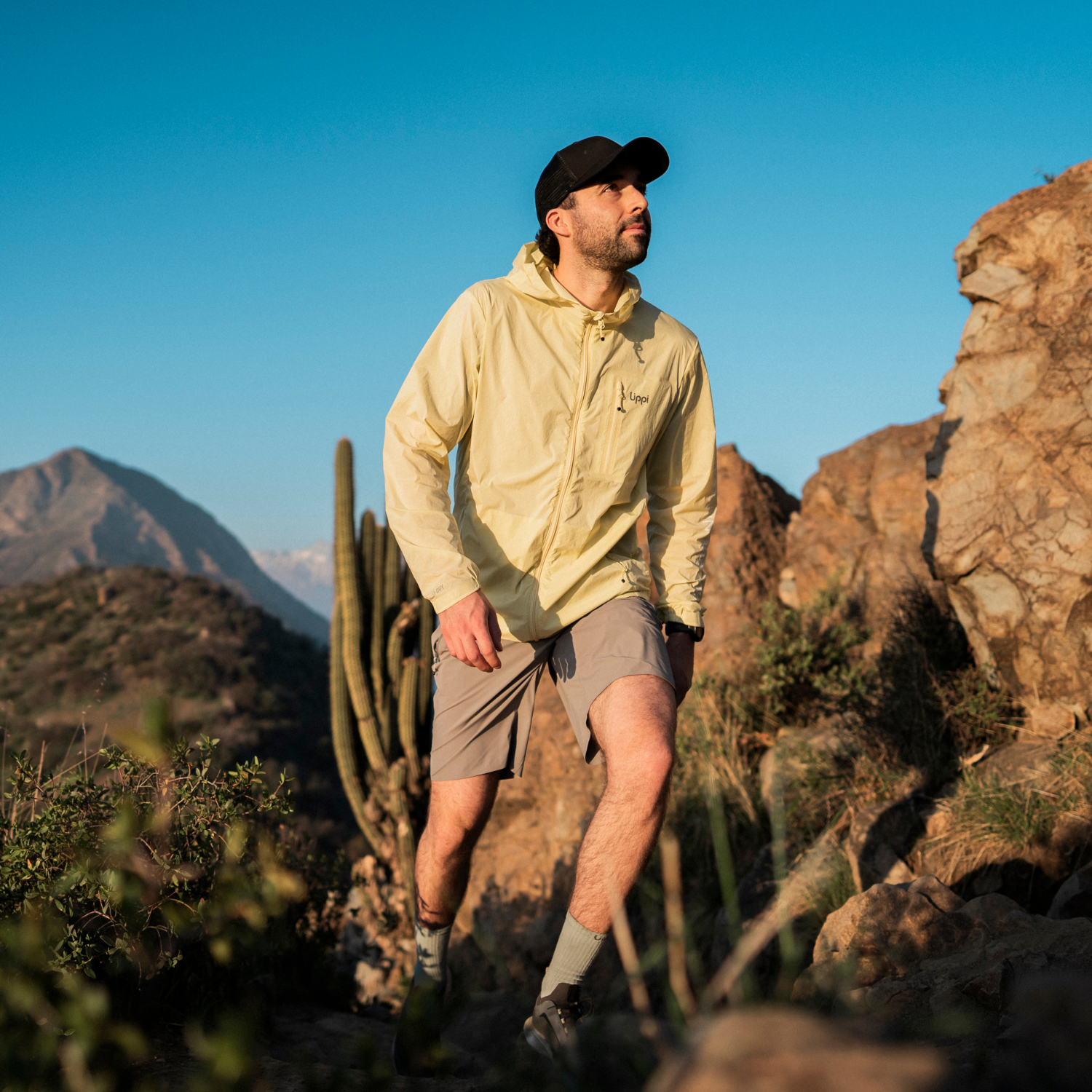 Short Hombre Air Q-Dry Shorts Acero Lippi V26-7