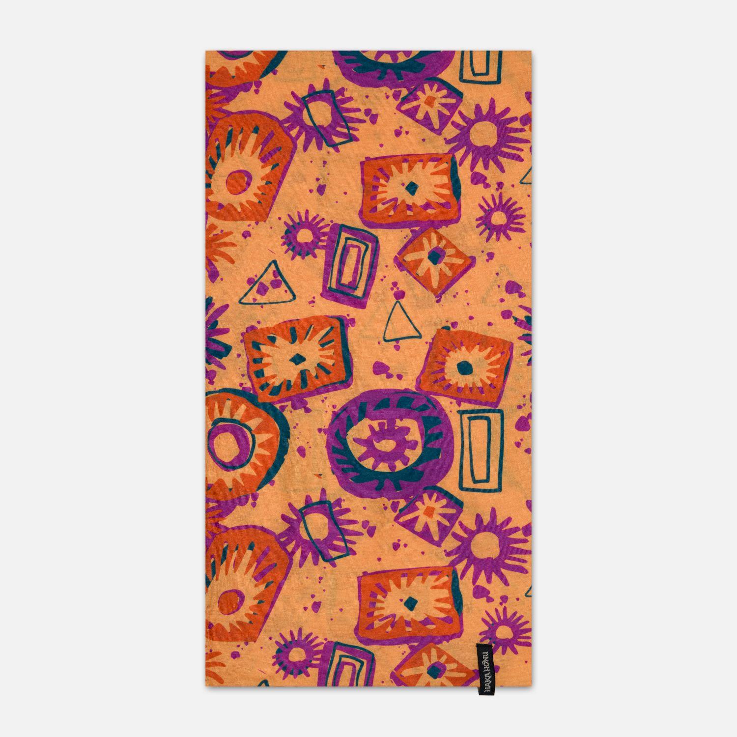 Headex Unisex Arrayan Print Naranja Claro Haka Honu V26-4