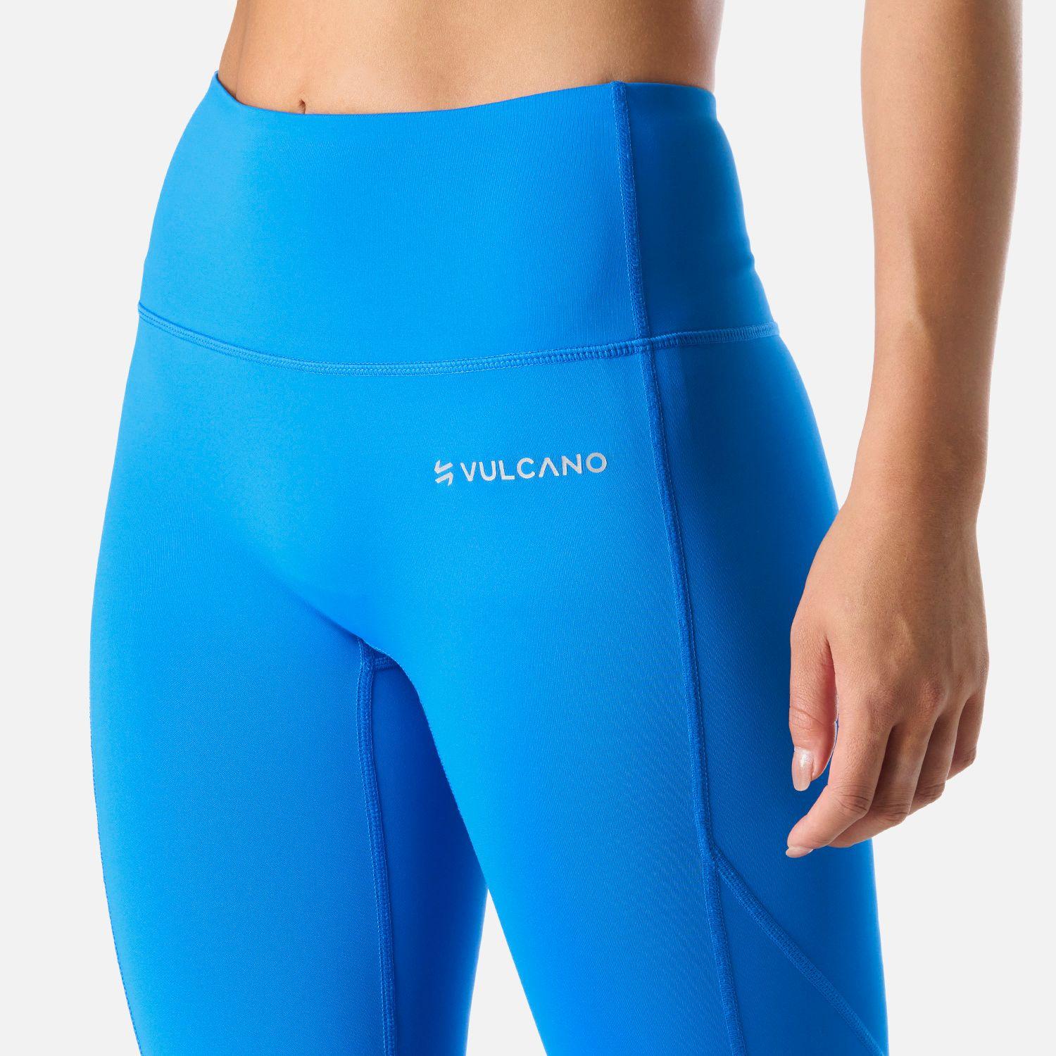 Calza Mujer Built To Move 7/8 High Rise Leggins Azul Vulcano-4