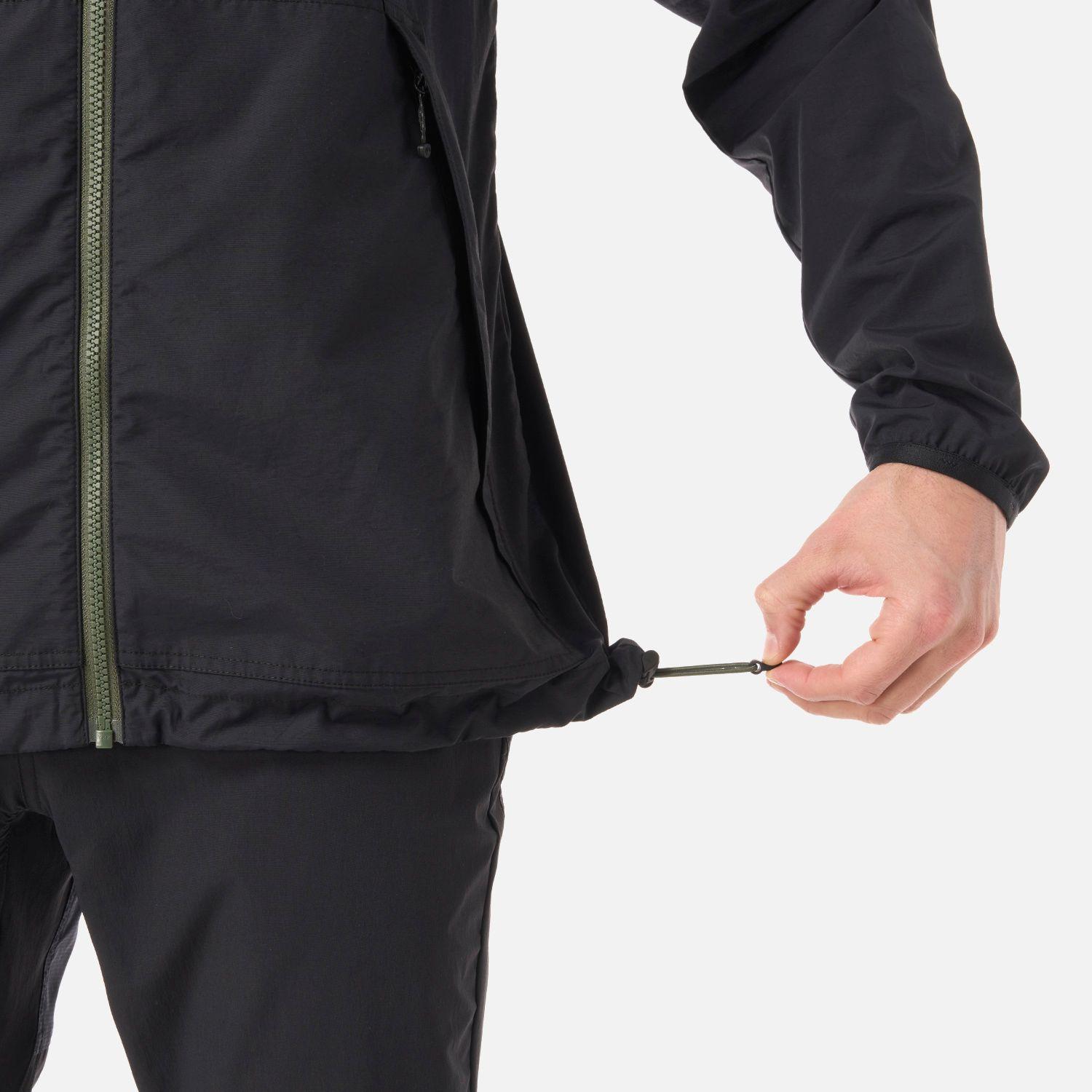 Chaqueta Hombre WindLand WindBreaker Hoody Jacket Negro Lippi V26-5