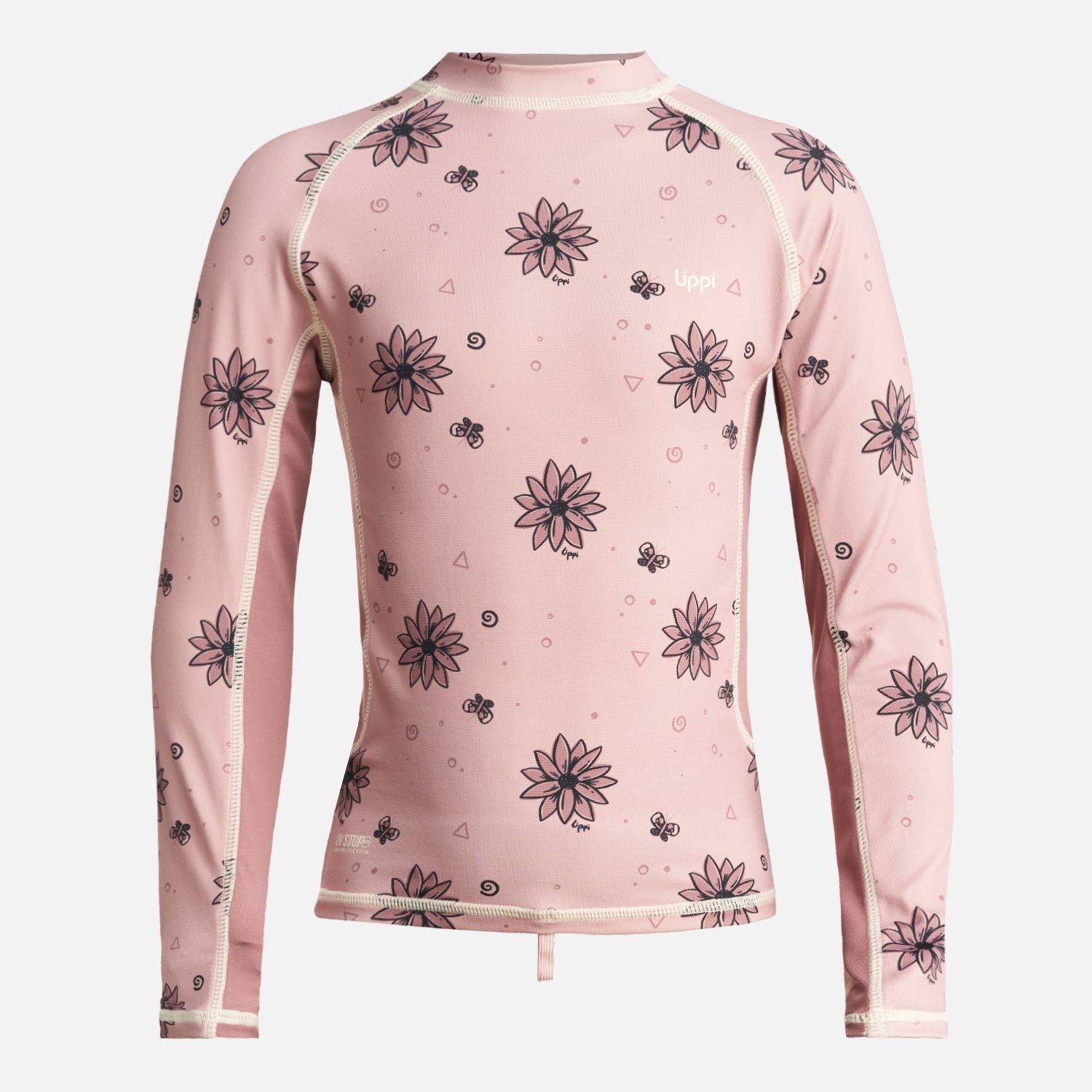 Traje de Baño Niña Sun Pro Long Sleeve T-Shirt Rosa Lippi-0