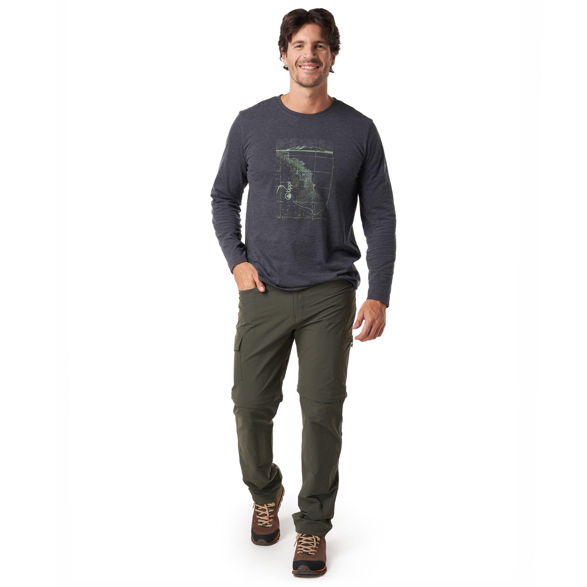 Pantalon Hombre Rampur Mix-2 Q-Dry Pants Grafito Lippi I19-1